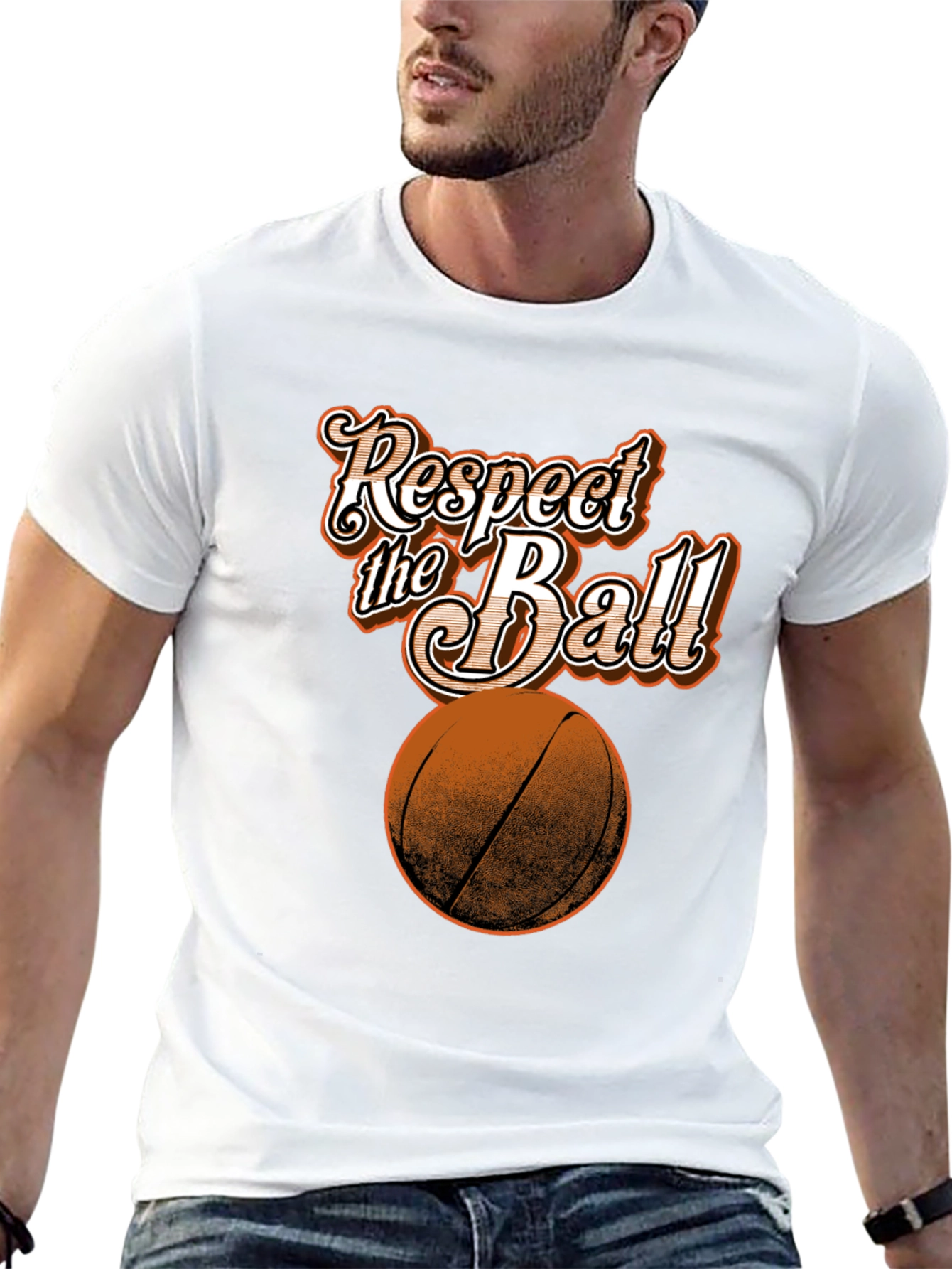 Black Respect the Ball Graphic T-Shirt view 13