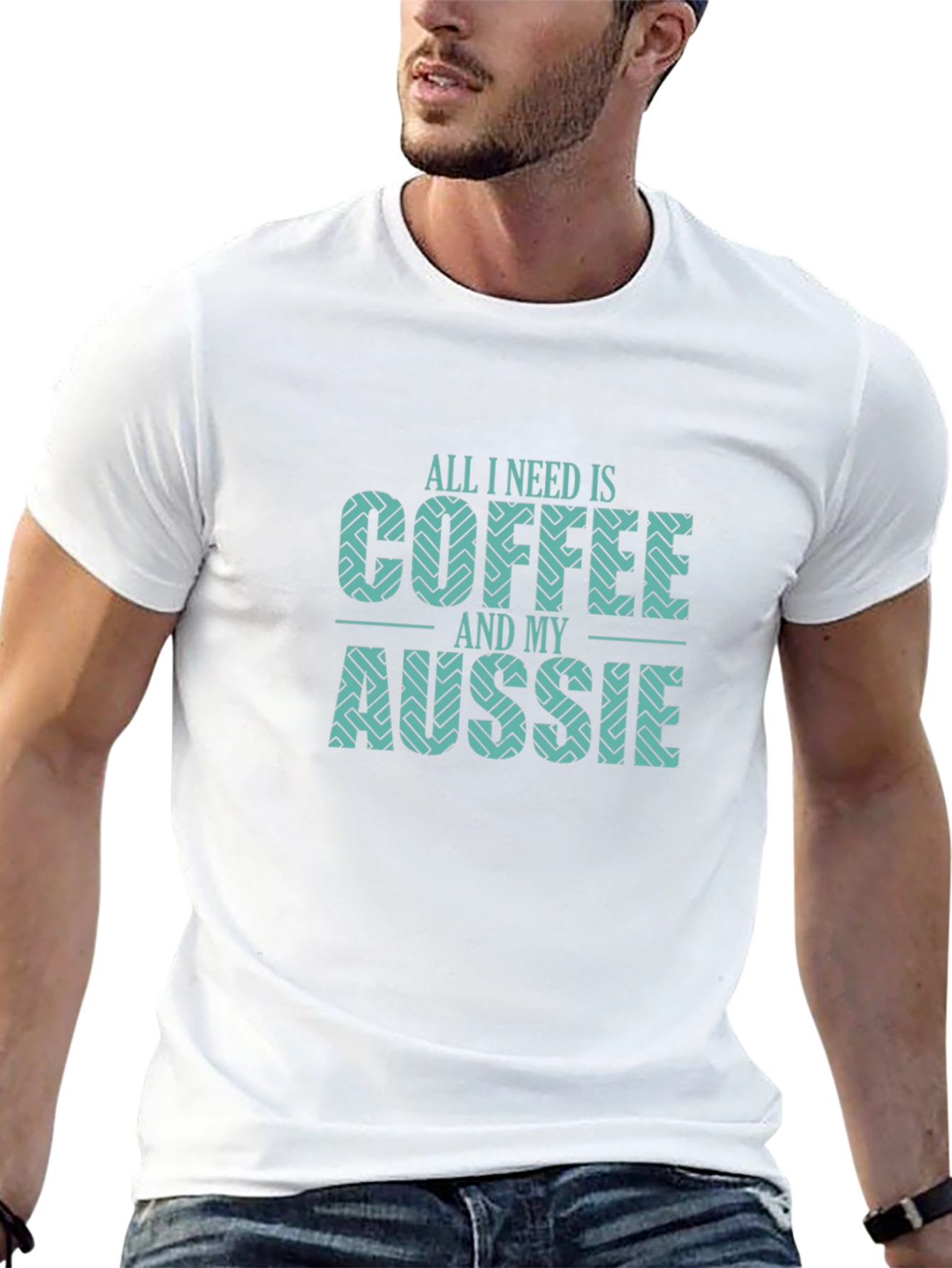 Black Coffee and Aussie T-Shirt view 13