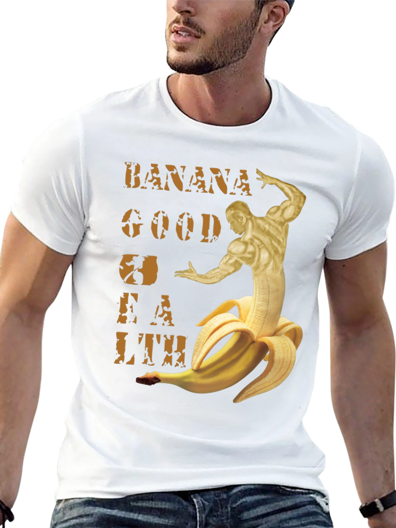 Black Banana Good For Health T-Shirt view 13