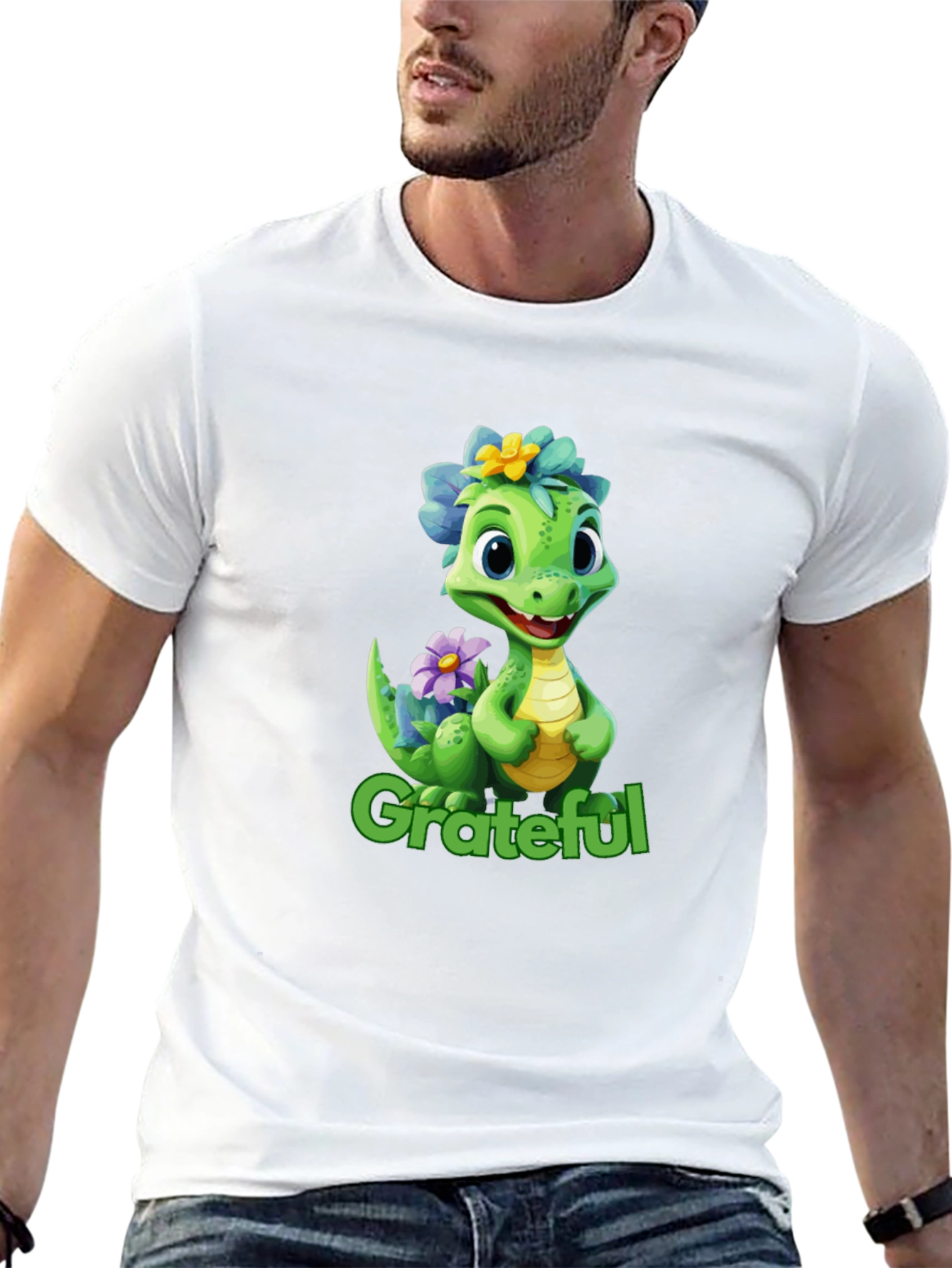 Black Grateful Dragon Graphic Tee view 13