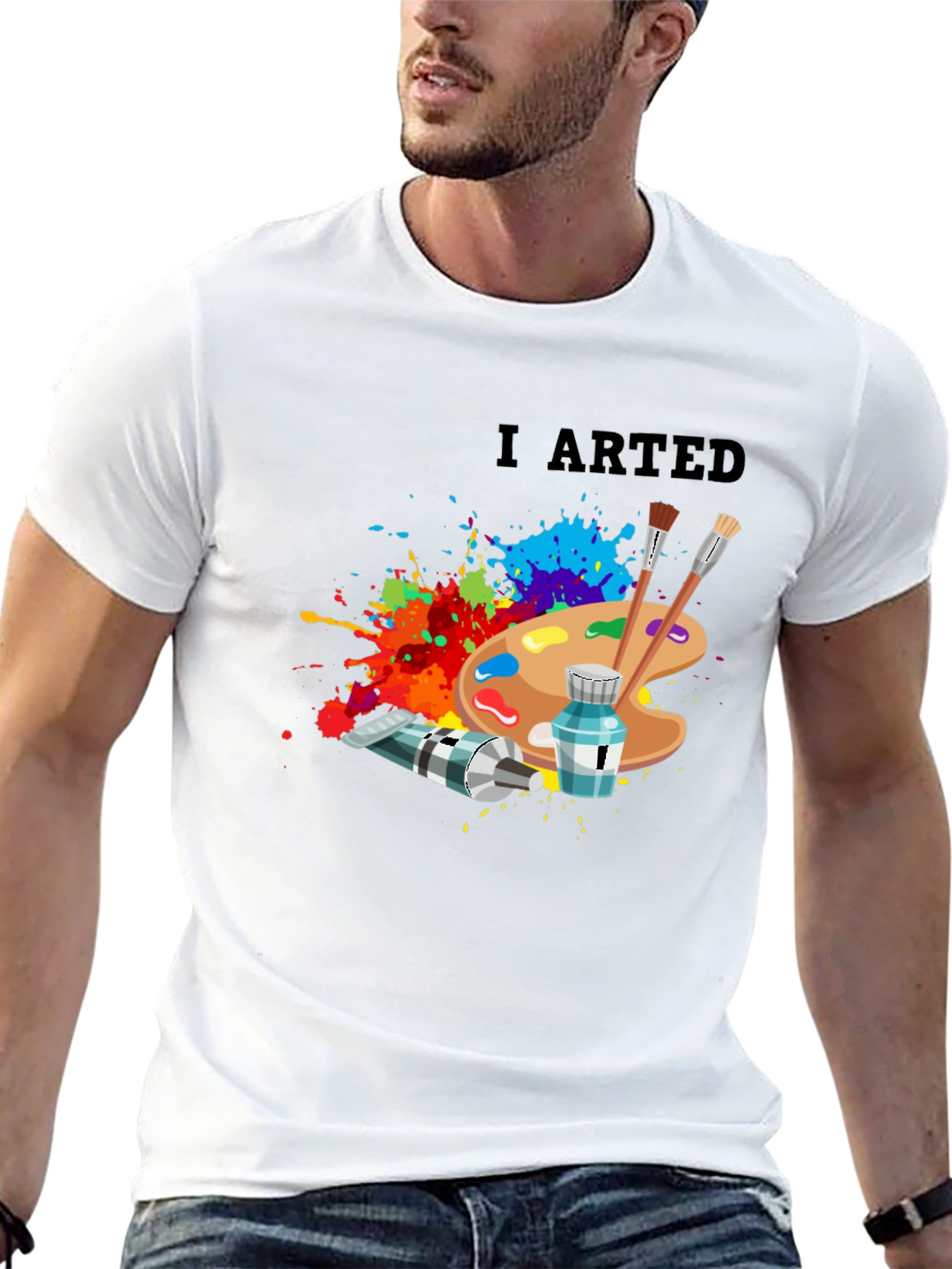 I Arted - Artistic Palette T-Shirt - 13