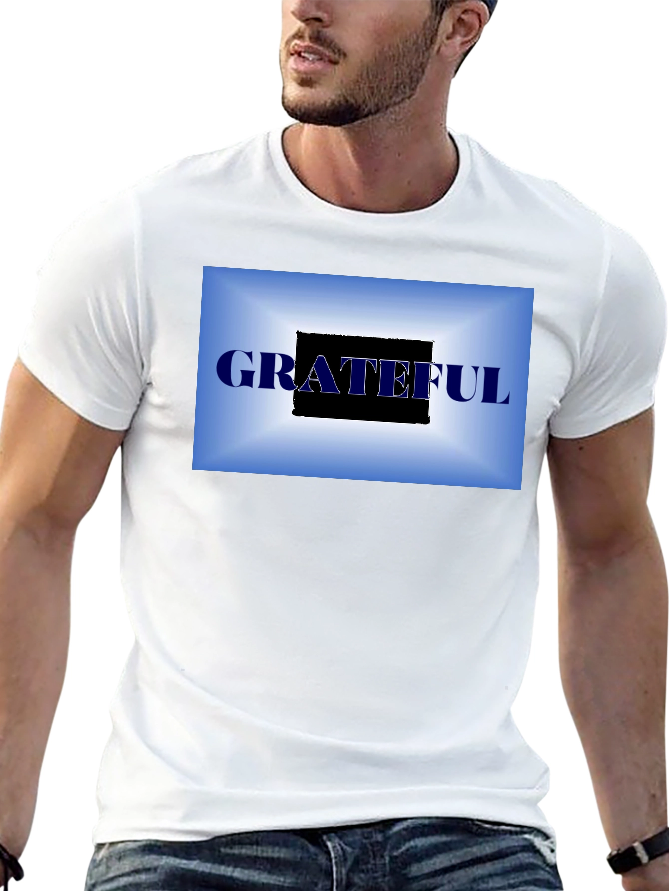 Black Grateful Graphic T-Shirt - Black view 13