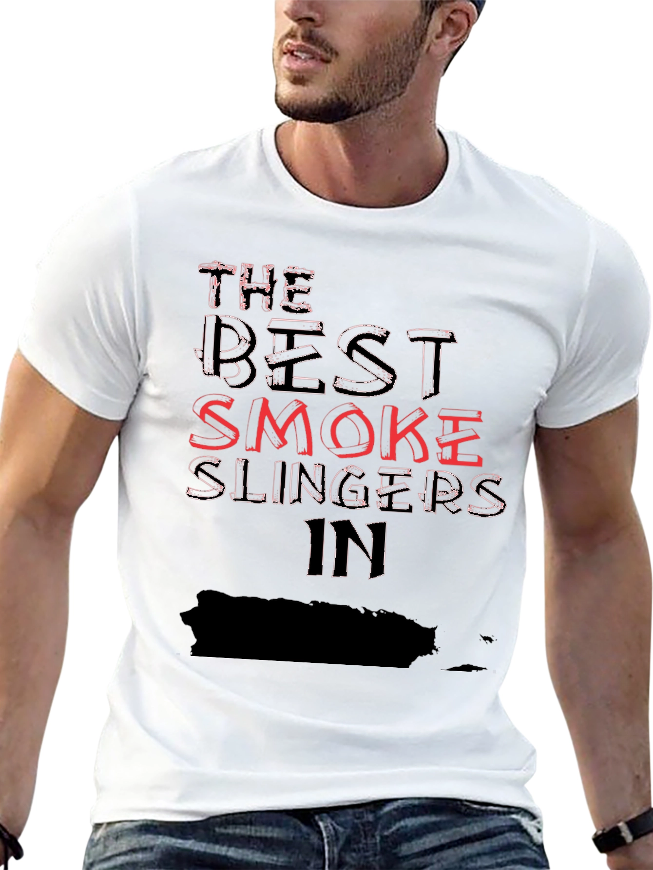 Black The Best Smoke Slingers T-Shirt view 13
