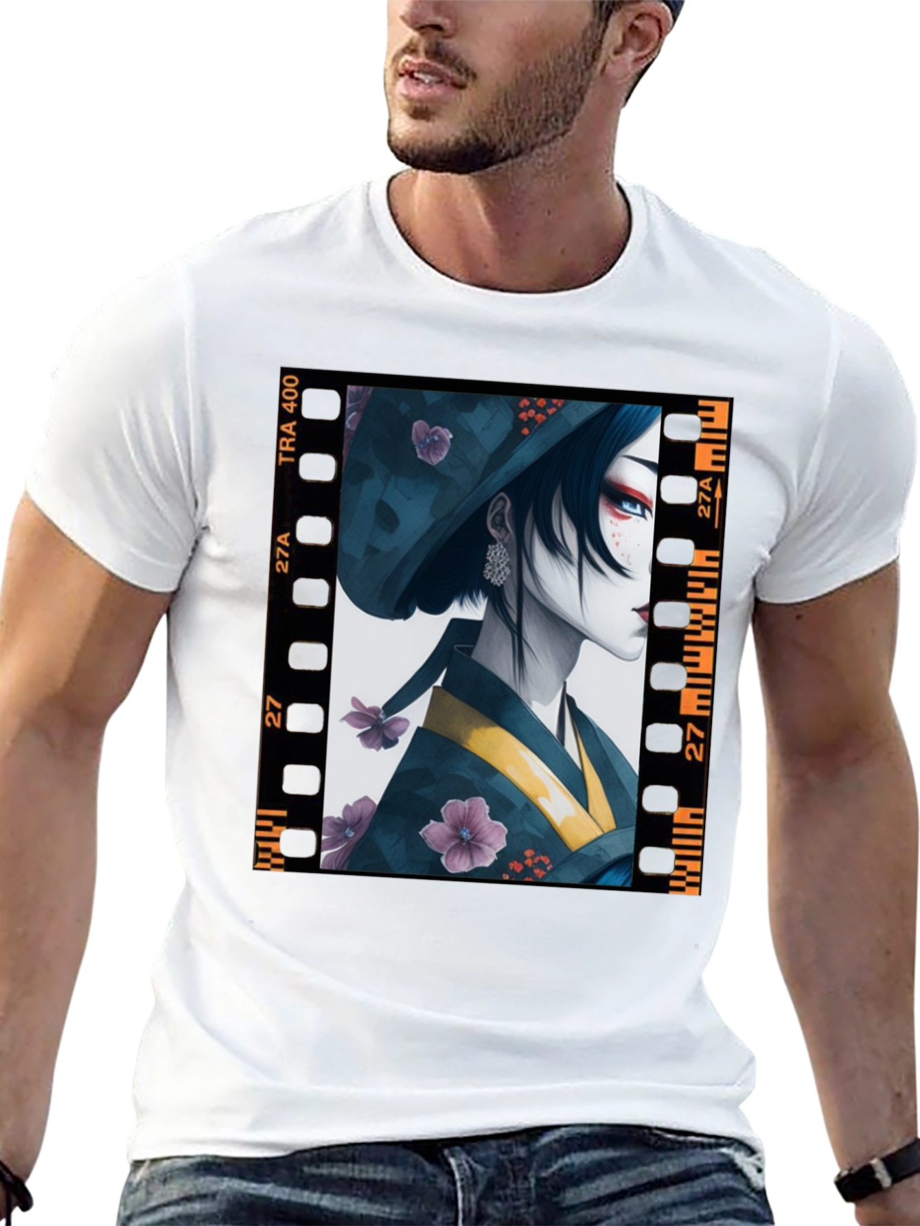 Black Film Geisha Graphic Tee view 13
