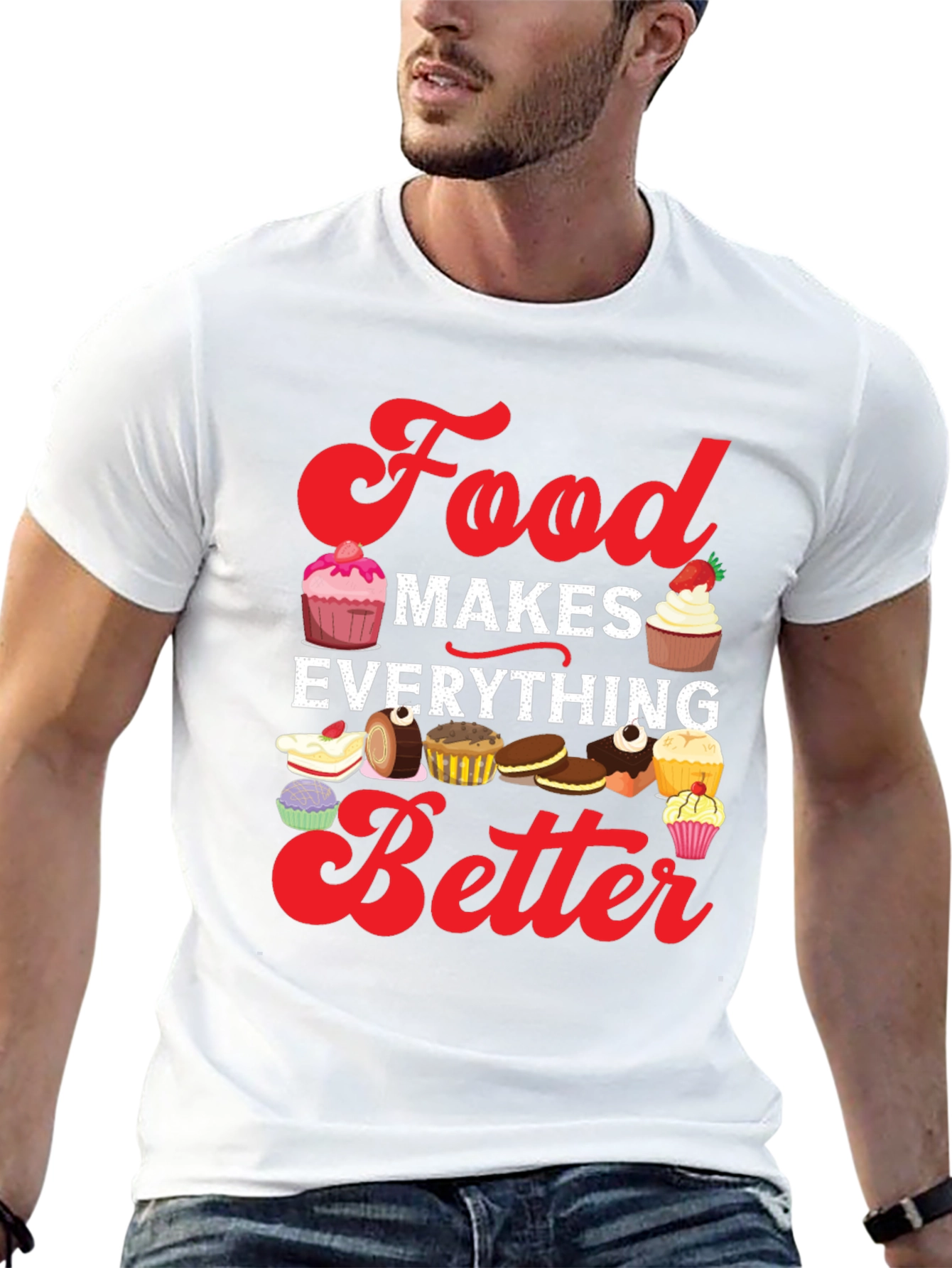 Black Food Makes Everything Better T-Shirt view 13