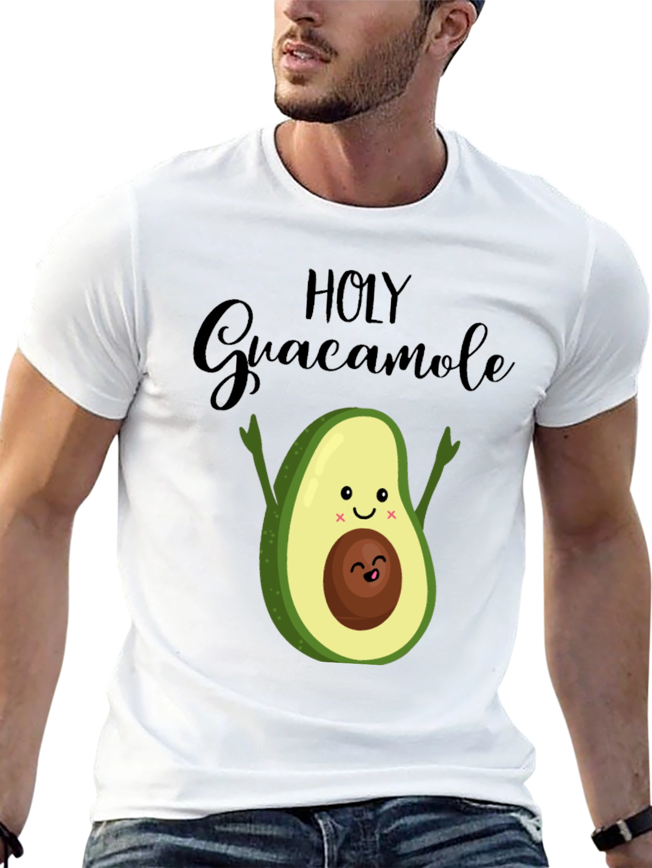 Holy Guacamole T-Shirt - Cute Avocado Design - 13