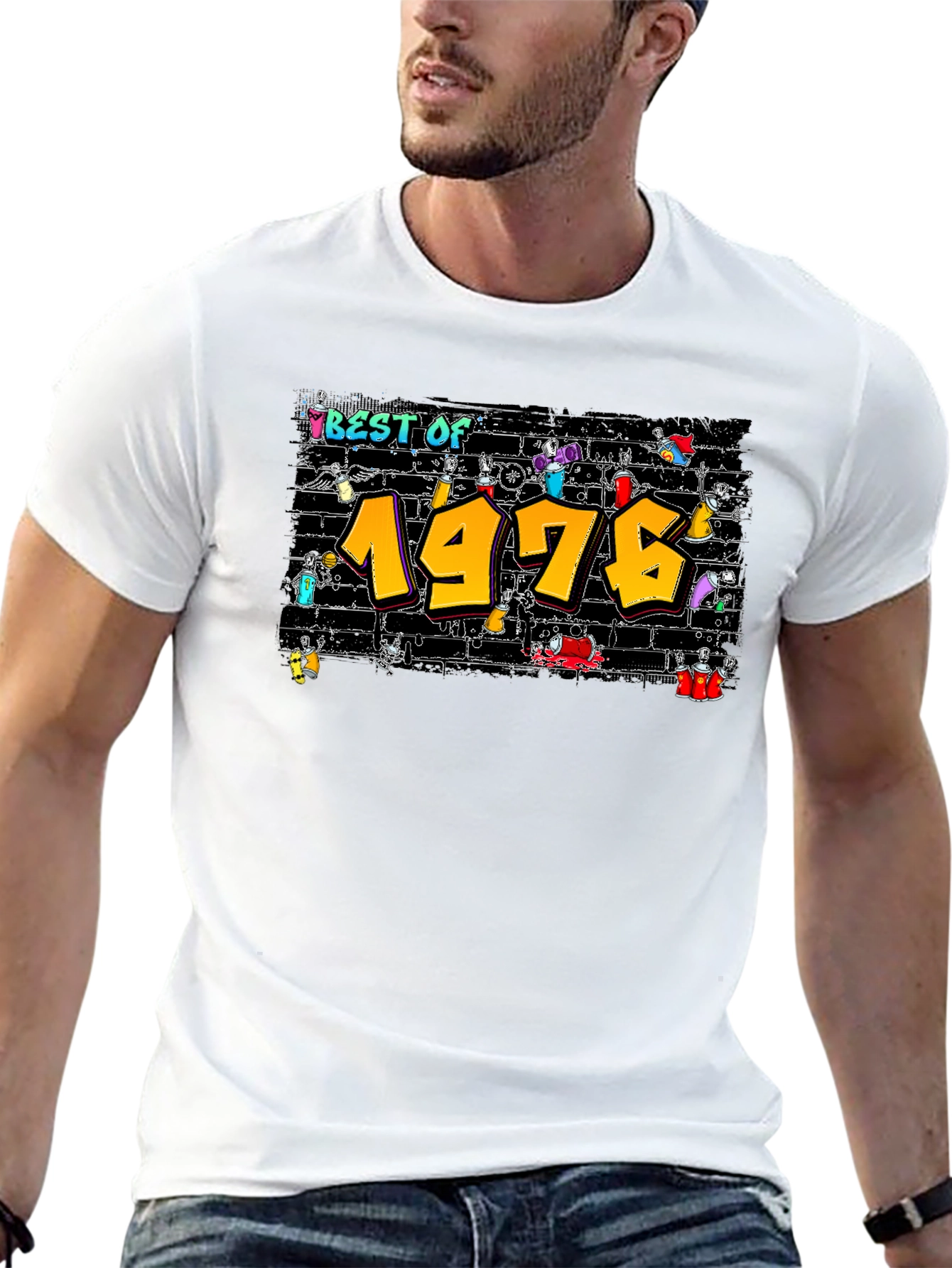 Black Best of 1976 T-Shirt view 13