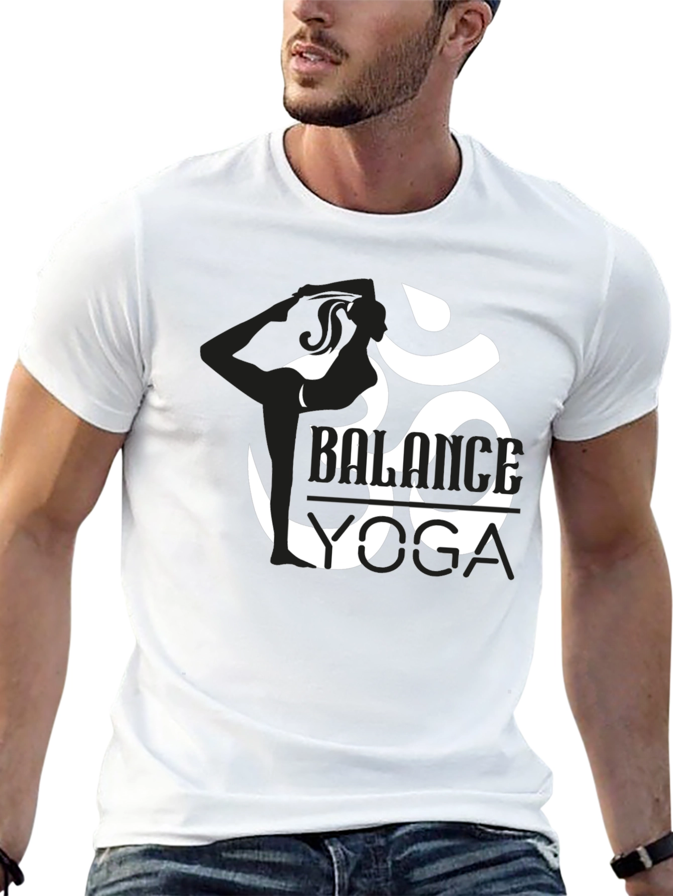 Black Balance Yoga Black T-Shirt view 13