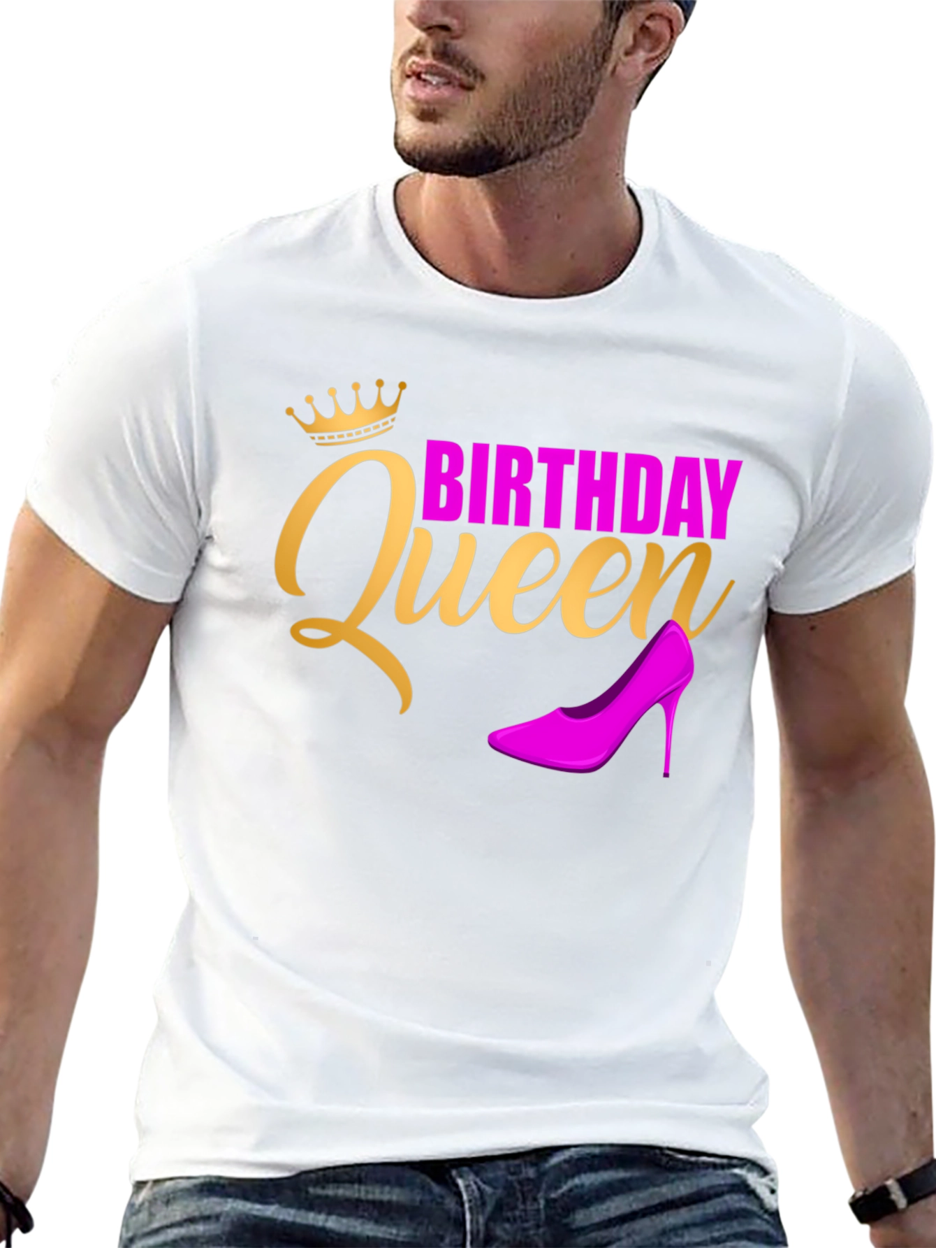 Black Birthday Queen T-Shirt view 13