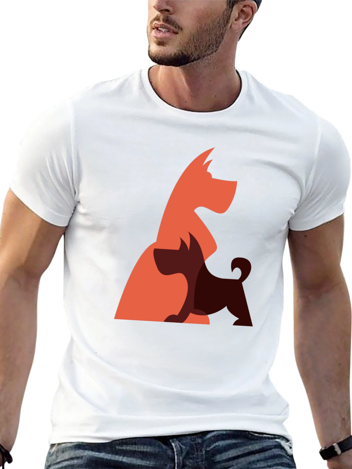 Black Dog Breed Graphic Tee - Modern Pet Lover Shirt view 13