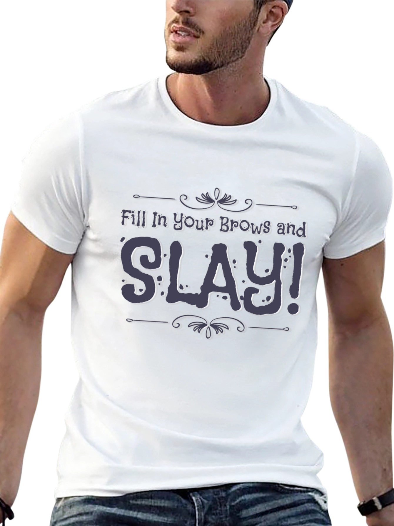 Black Slay Brow T-Shirt view 13