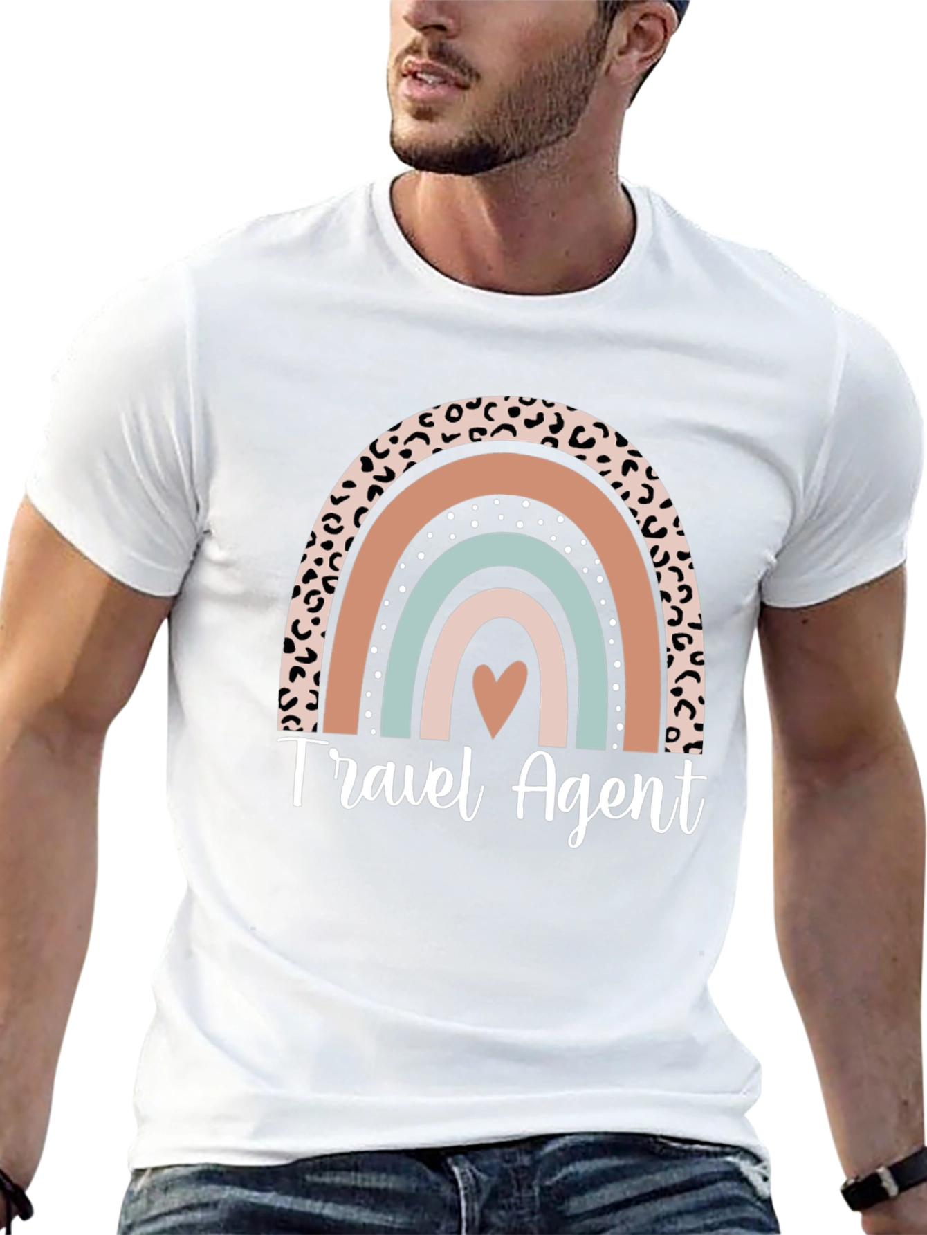 Travel Agent Rainbow T-Shirt - 13
