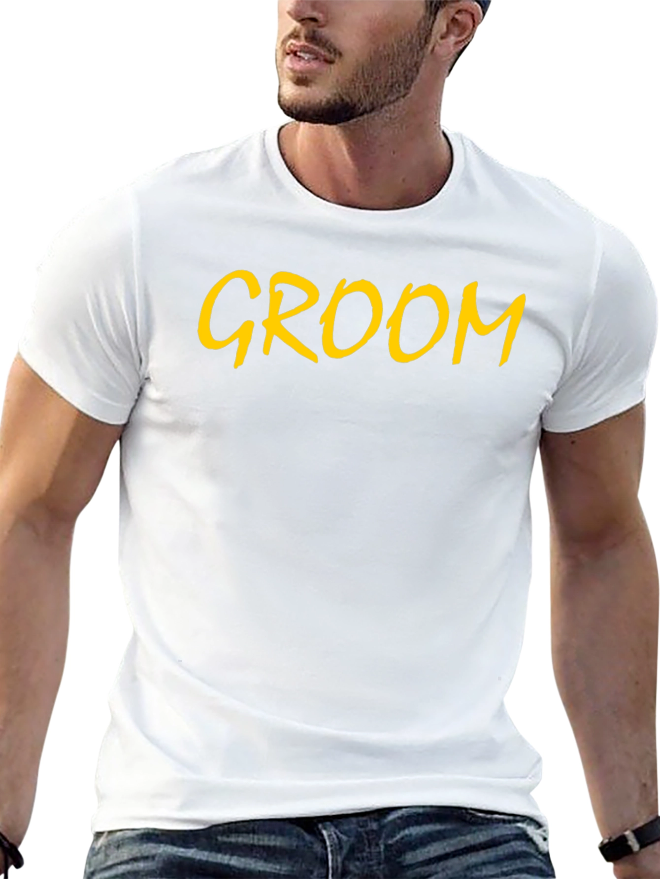 Black Groom Crew Tee - Wedding Party view 13