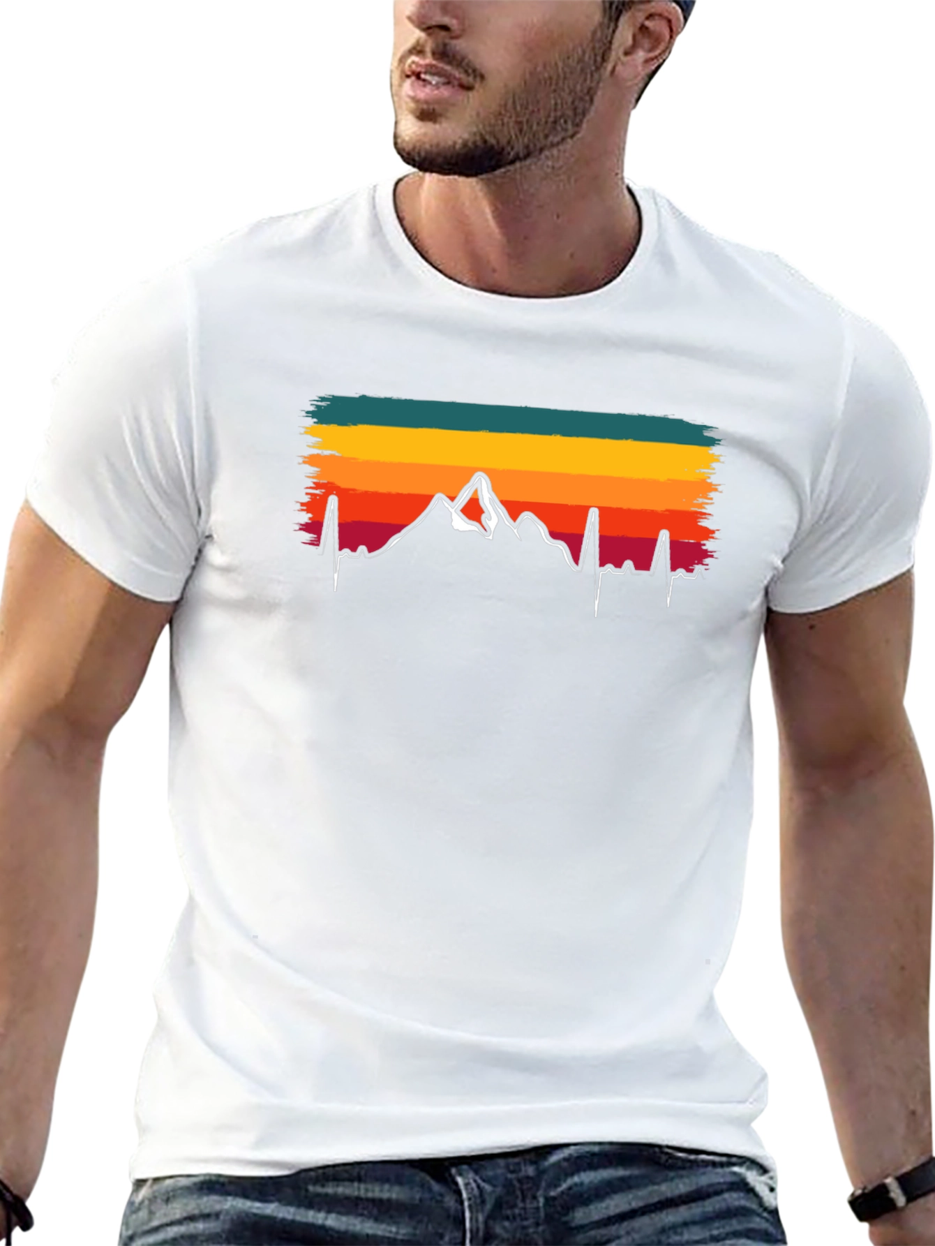 Black Mountain Heartbeat T-Shirt - Adventure Tee view 13
