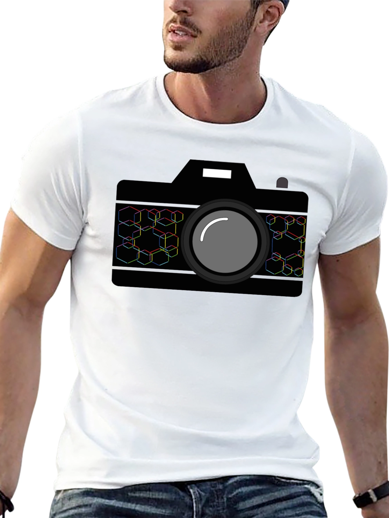 Black Camera Graphic Tee - Black view 13