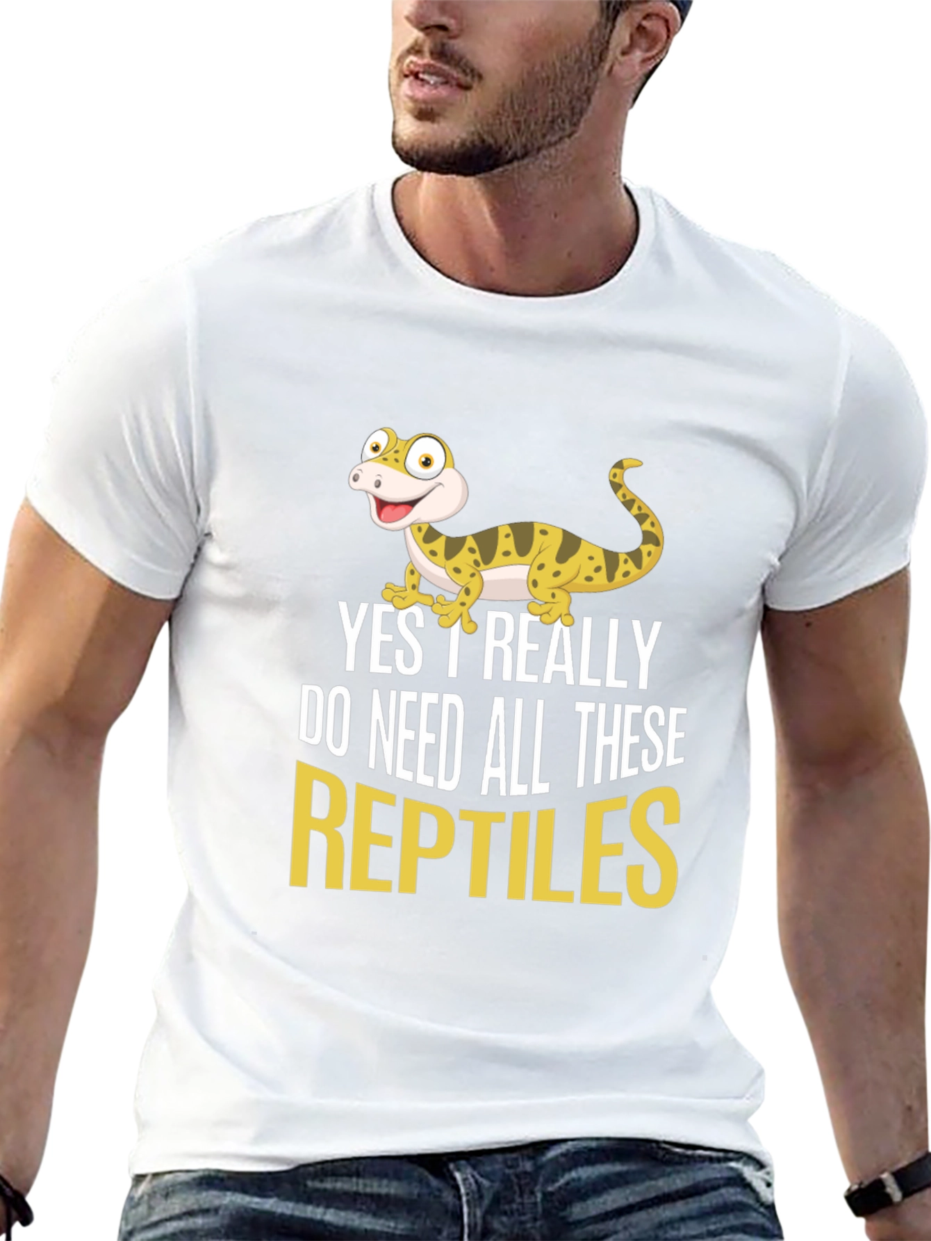 Reptile Lover T-Shirt - Gecko Graphic Tee - 13