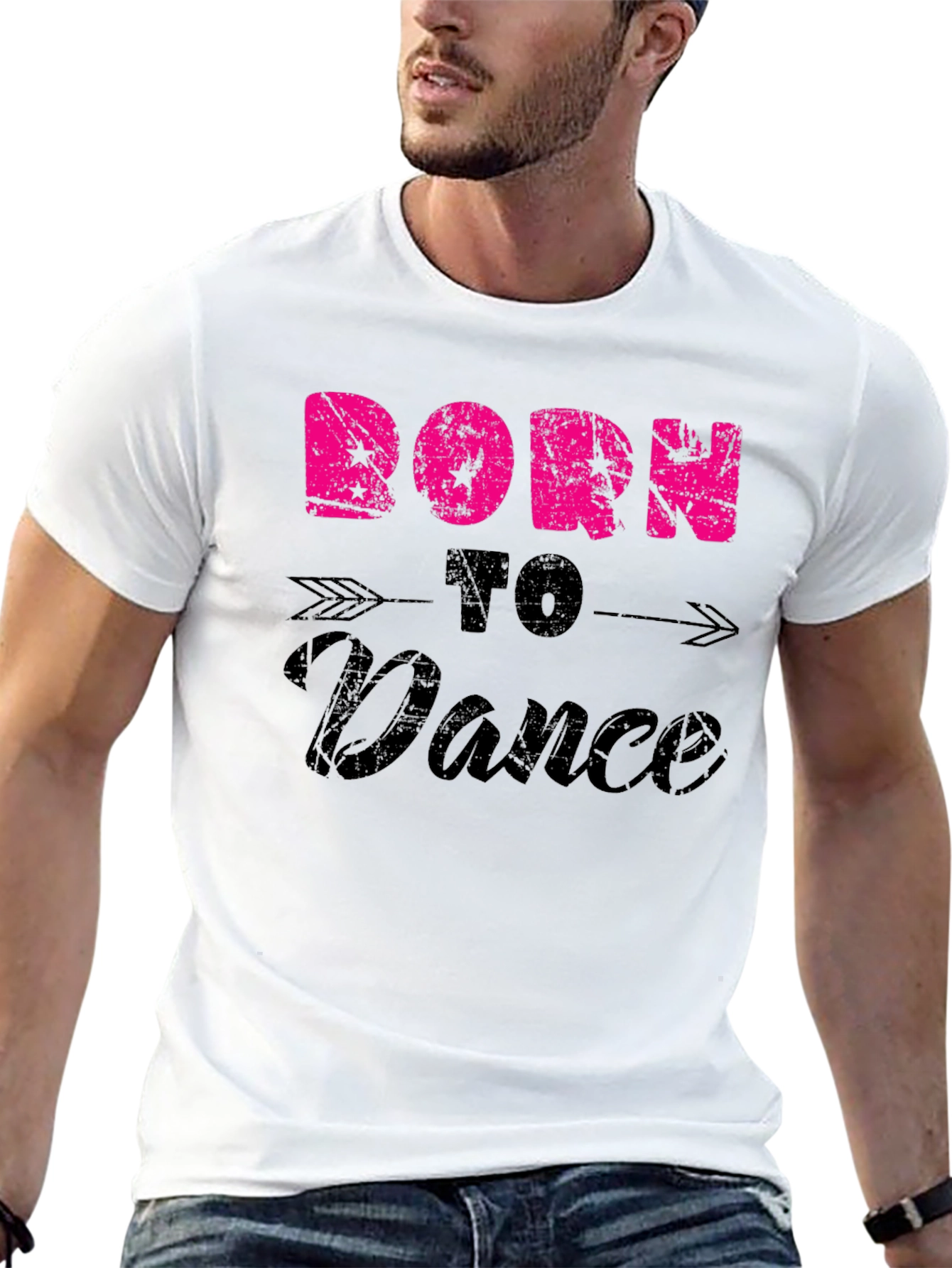 Black Born To Dance Graphic T-Shirt view 13