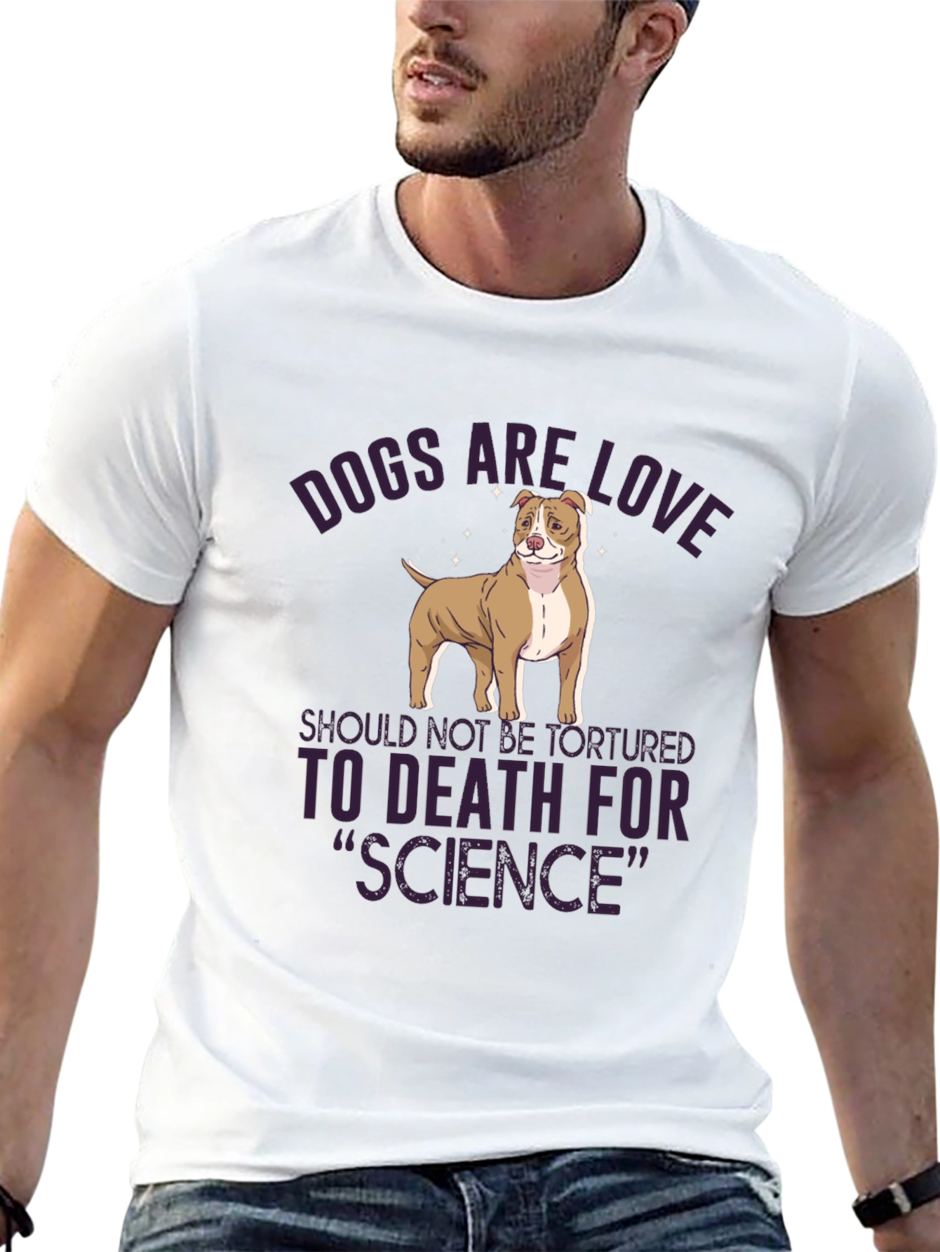 Black Dogs Are Love T-Shirt - Animal Rights Tee view 13
