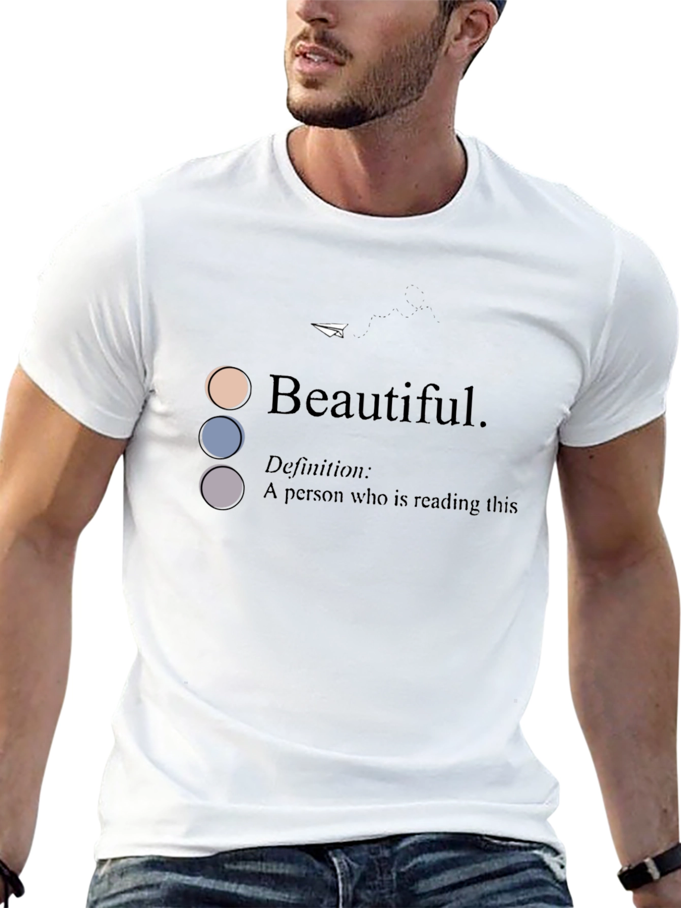 Black Beautiful Definition Graphic Tee - Unique & Stylish view 13
