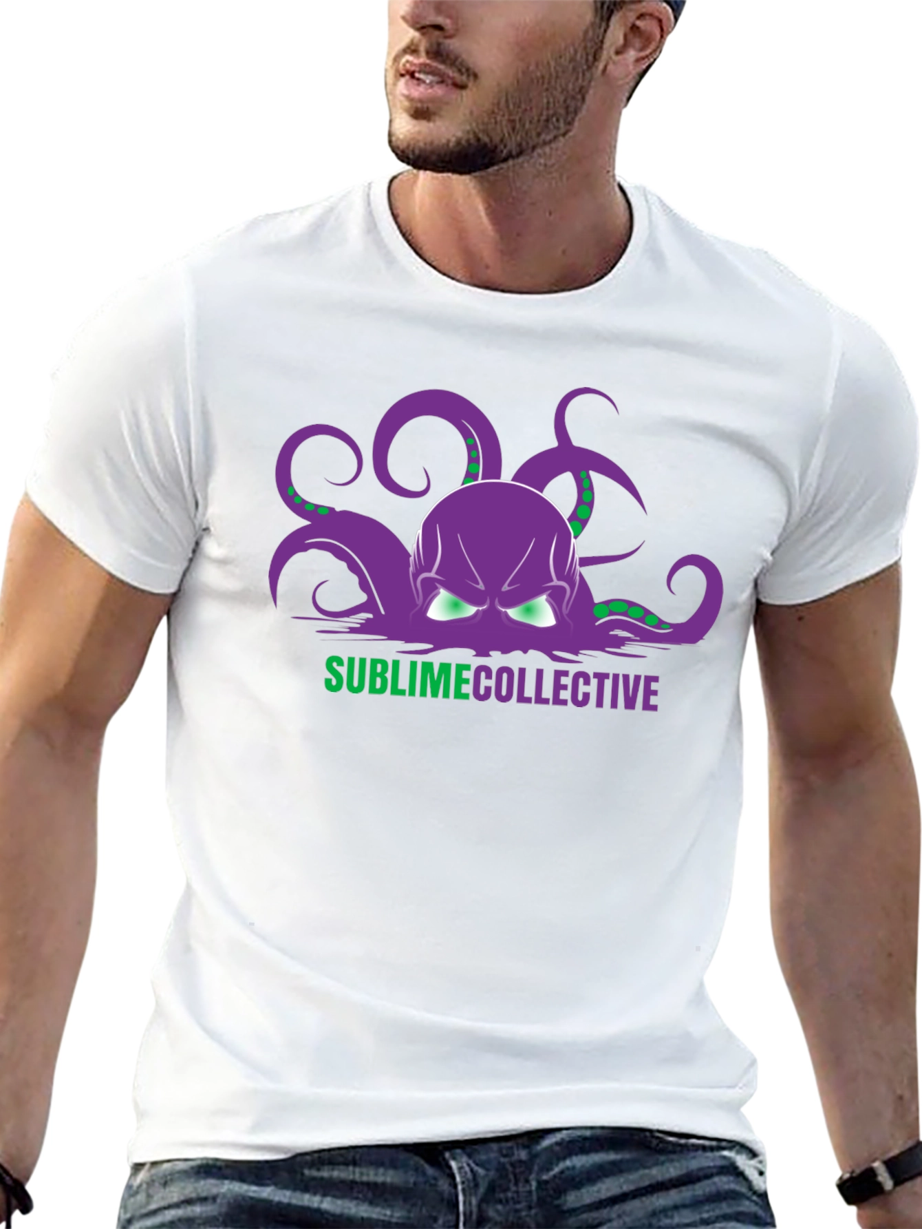 Black Sublime Collective Octopus Graphic Tee view 13