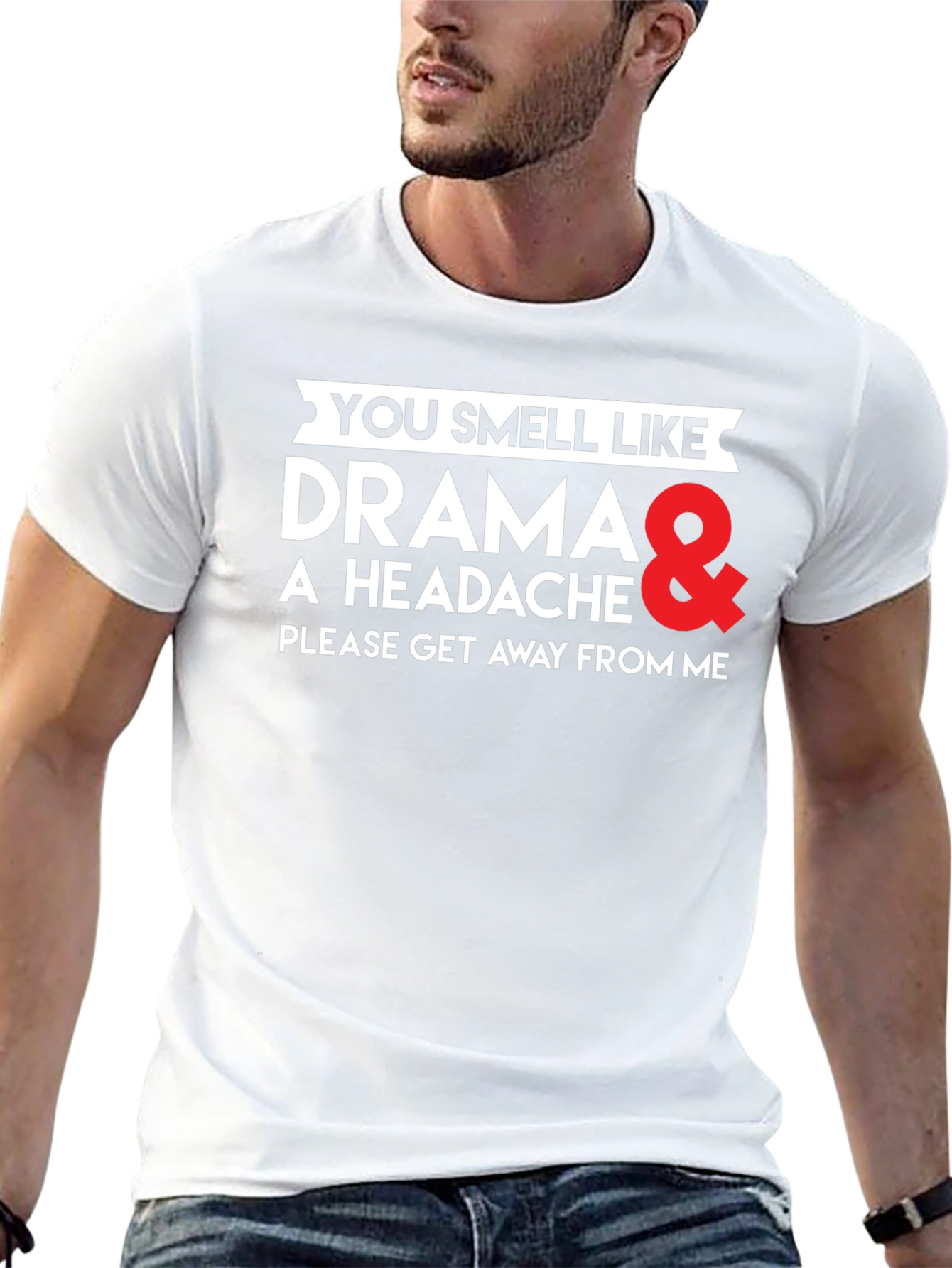 Black Drama Headace T-Shirt - Unisex view 13