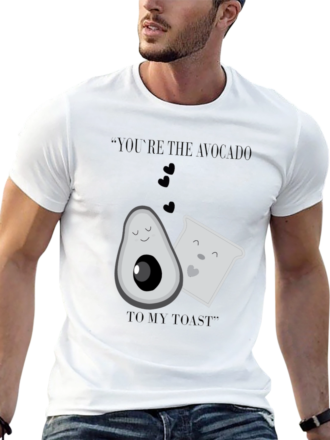 Black Avocado Toast Graphic Tee - Funny Foodie Shirt view 13