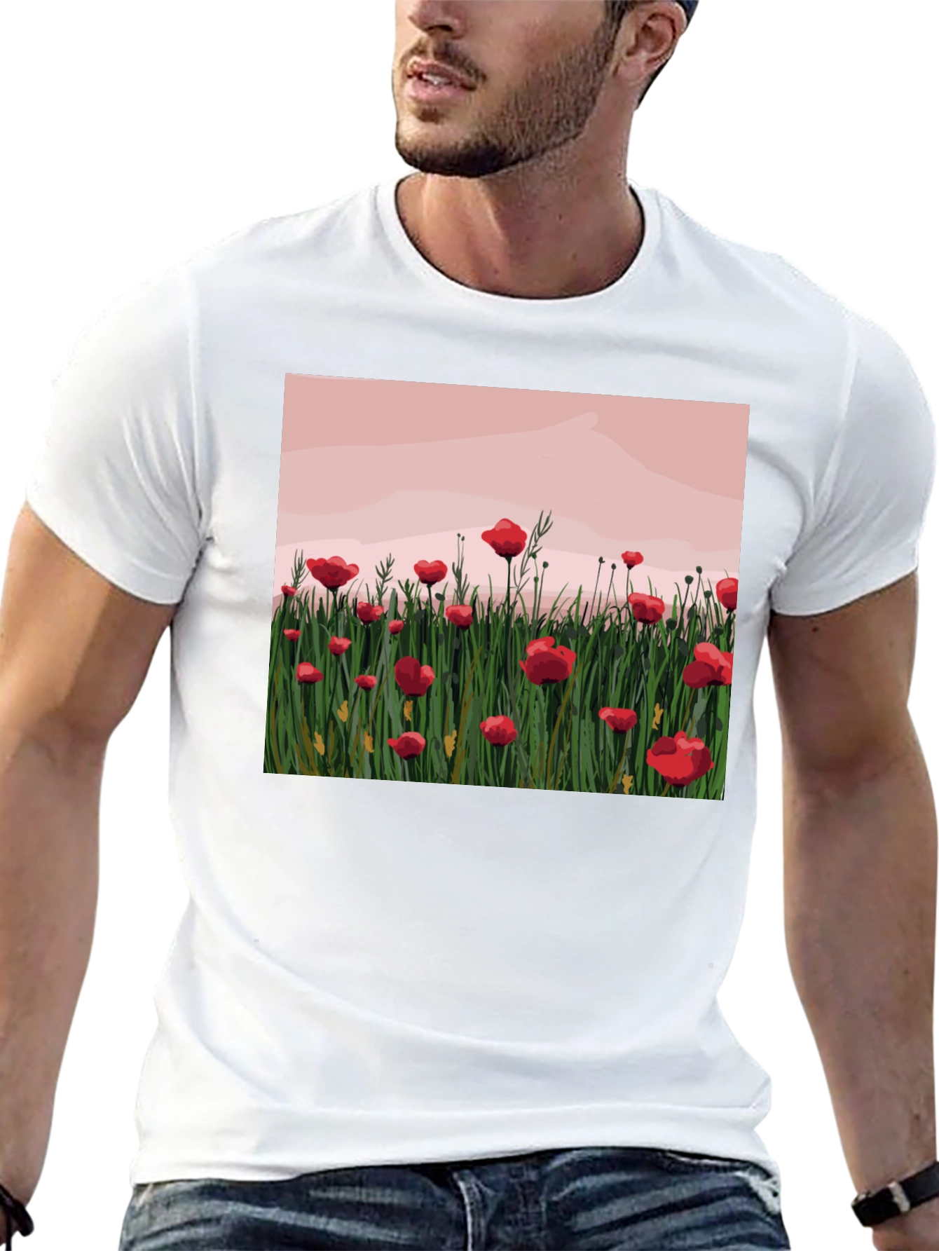 Poppy Field Graphic T-Shirt - 13