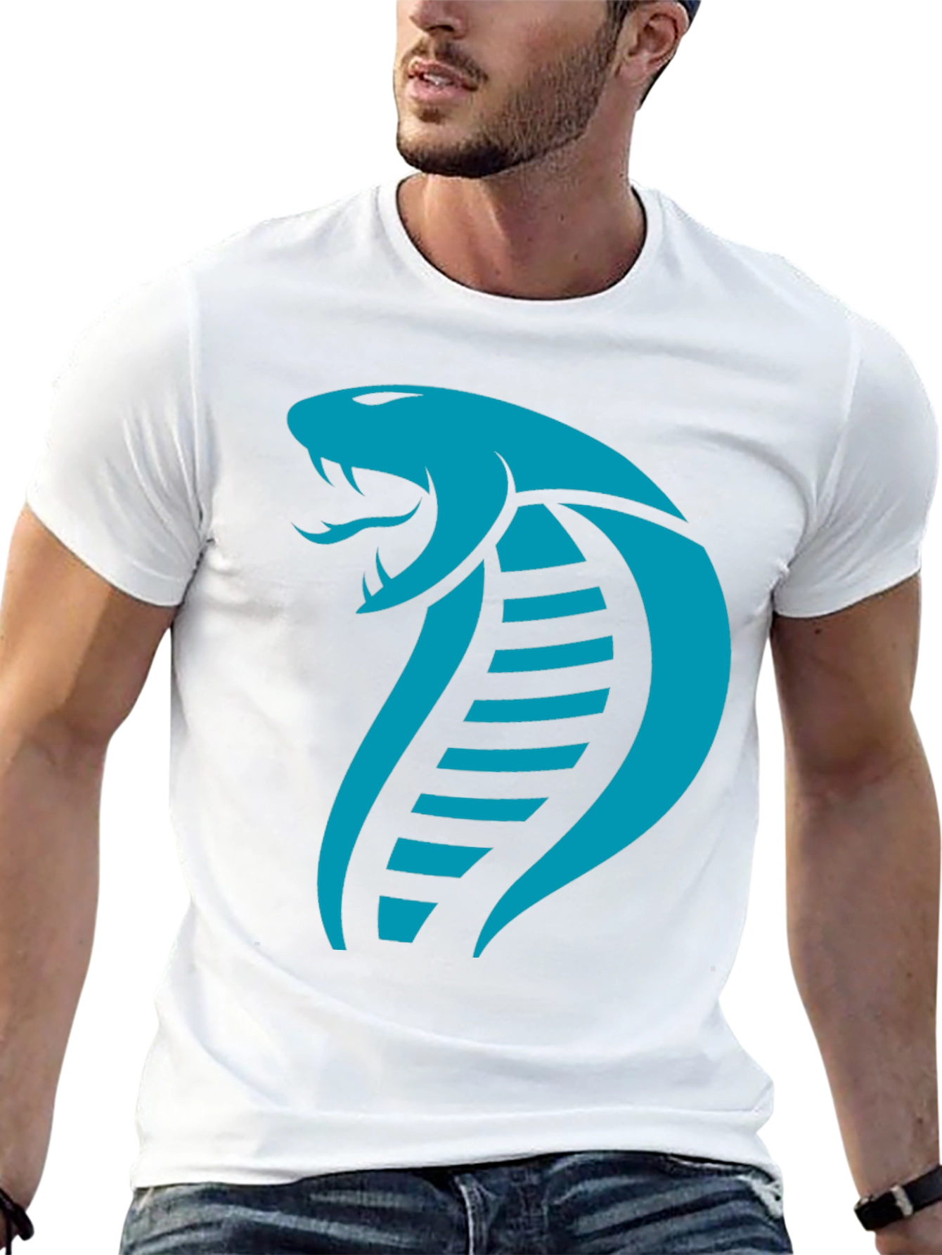 Black Cobra Snake Graphic T-Shirt - Bold Style view 13