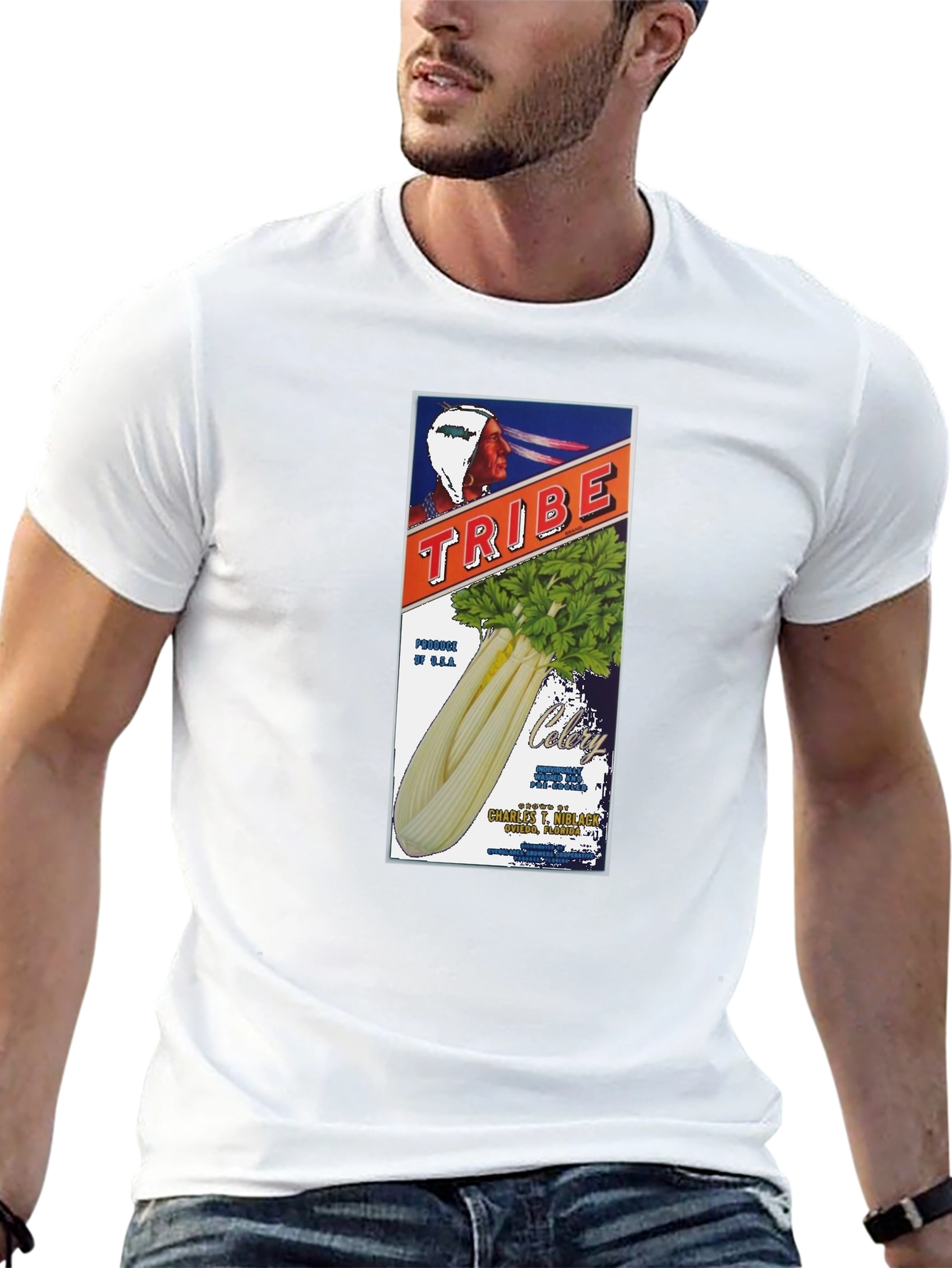 Tribe Celery Graphic T-Shirt - 13