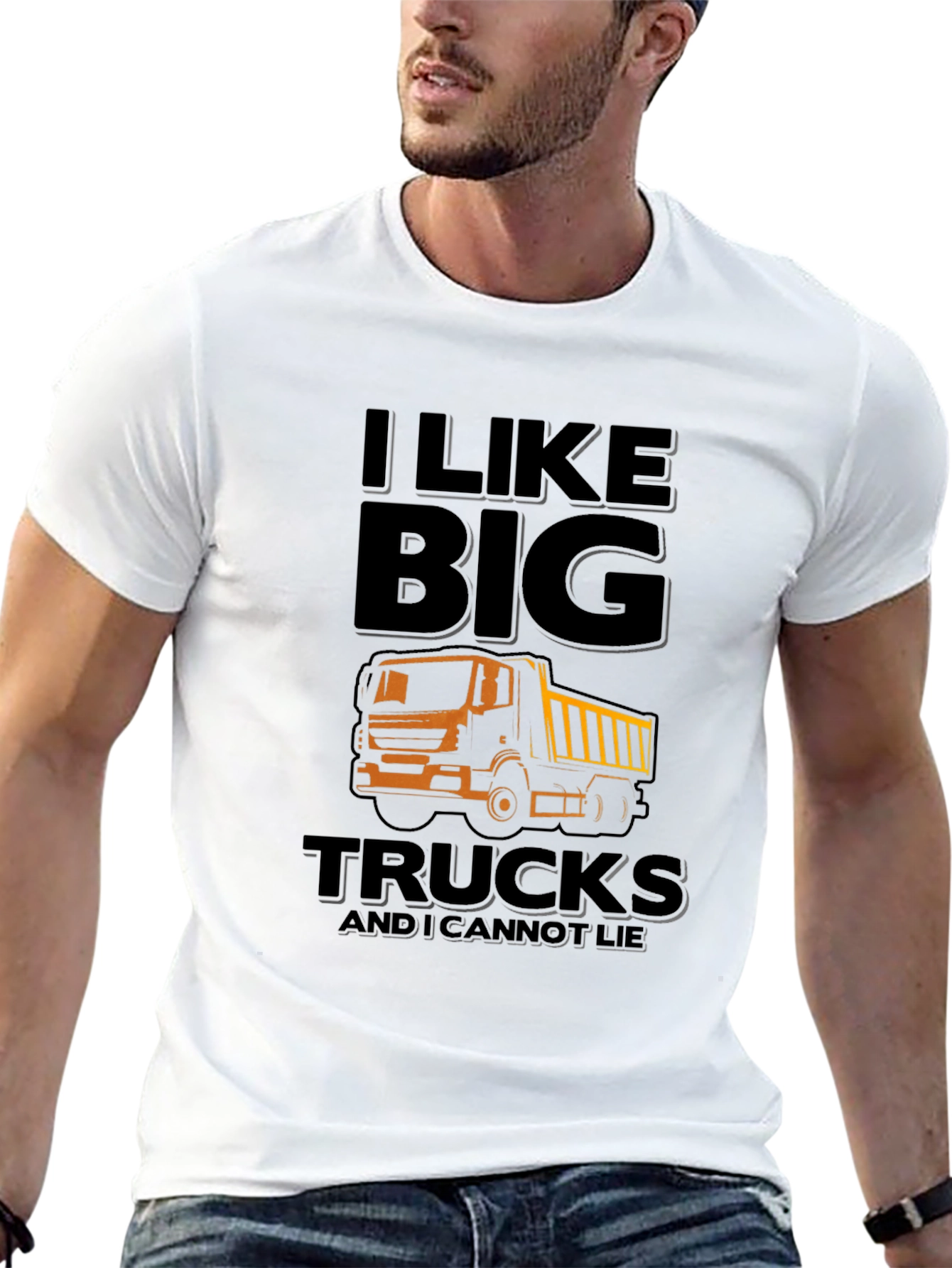 Black I Like Big Trucks T-Shirt view 13