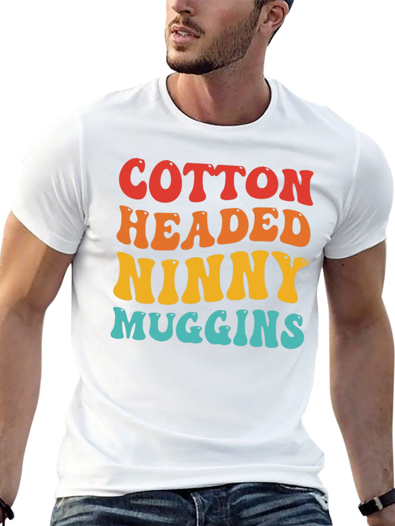 Black Cotton Headed Ninny Muggins Graphic Tee view 13