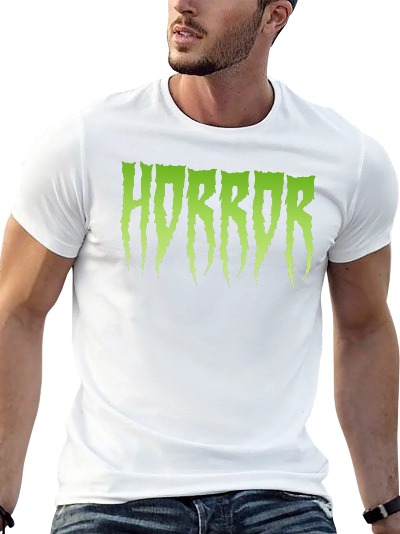 Black Horror Drip Graphic T-Shirt - Spooky Season Essential view 13