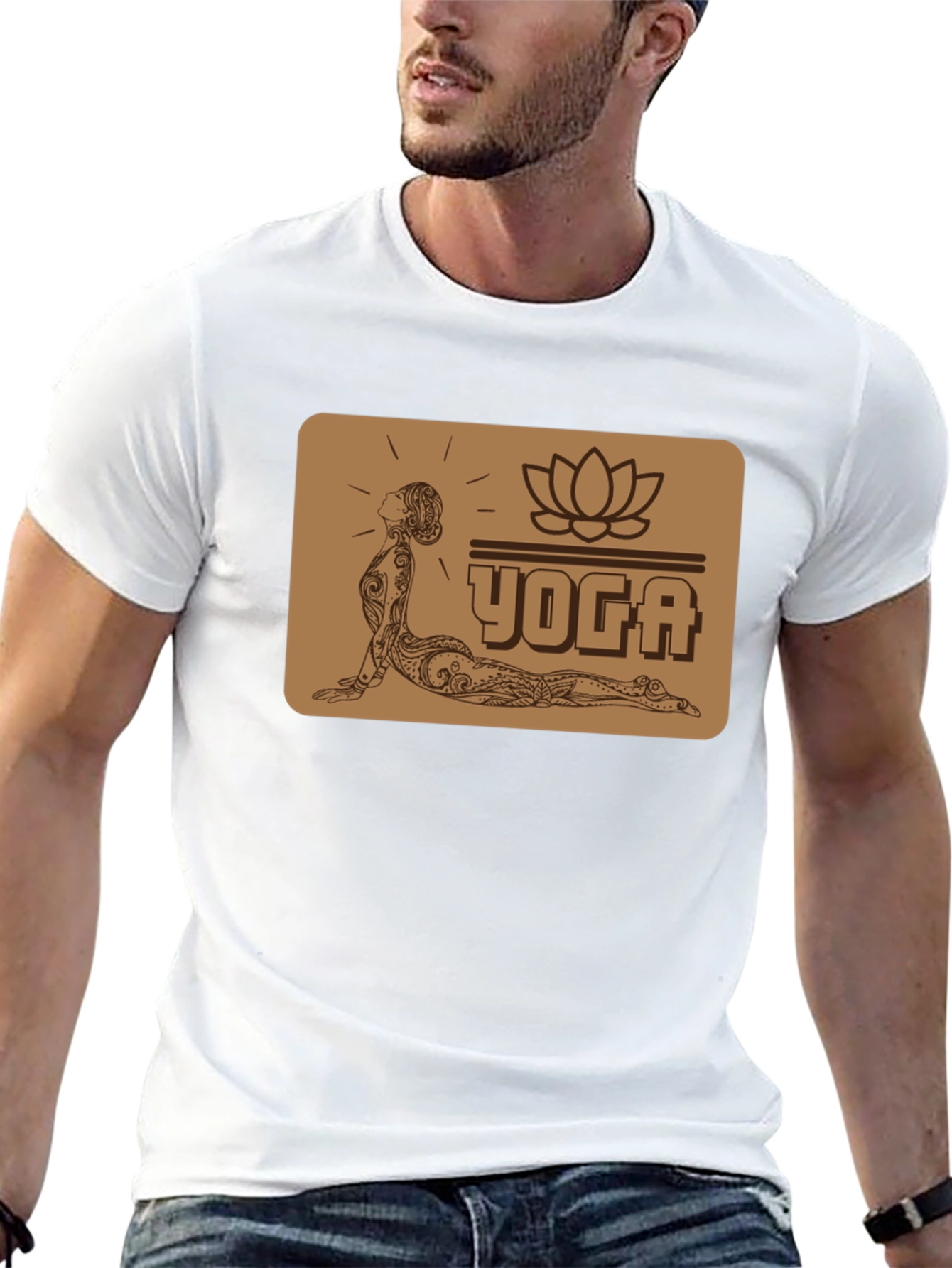 Black Yoga Graphic T-Shirt view 13