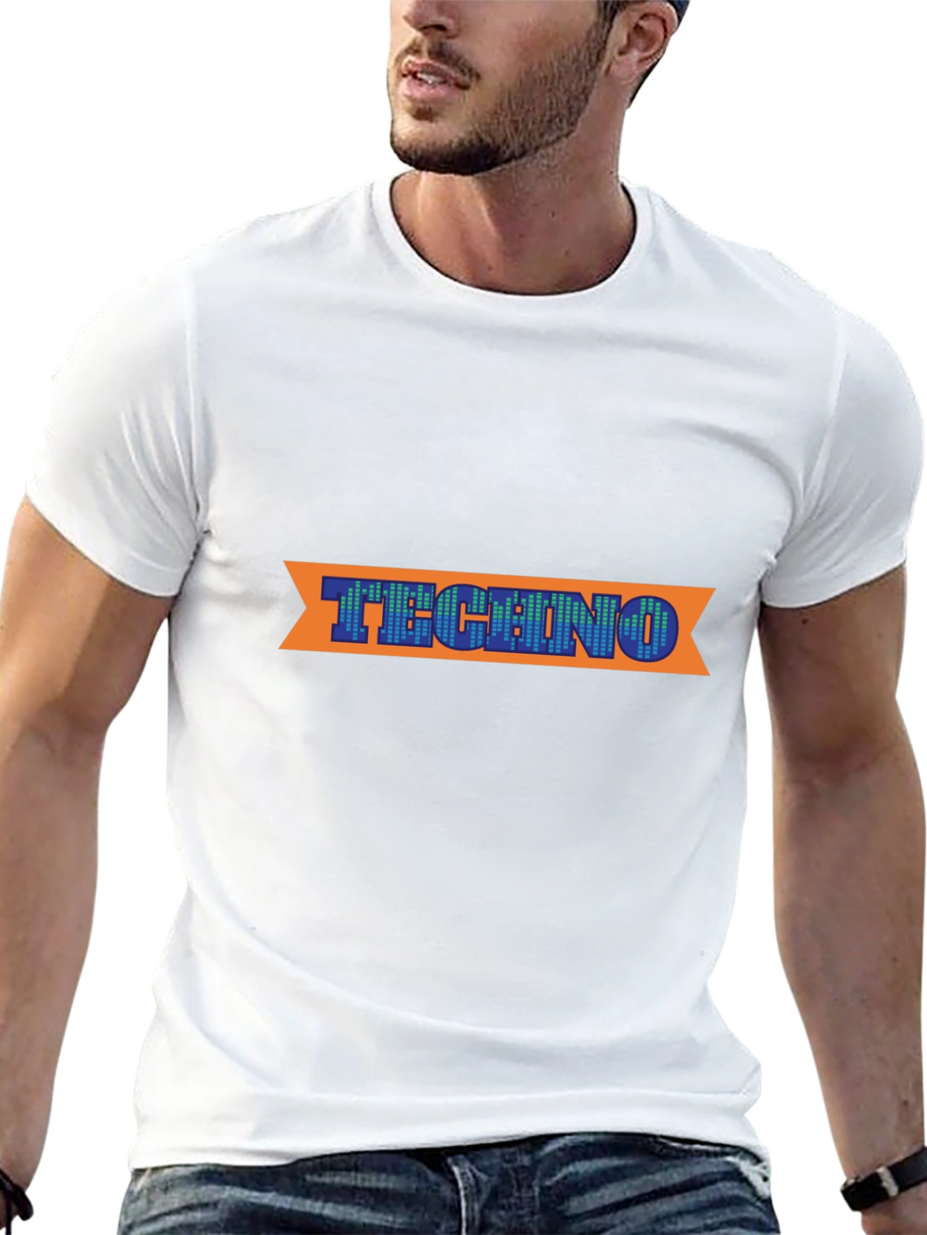 Black Techno Music Fan T-Shirt - Stylish Black Tee view 13