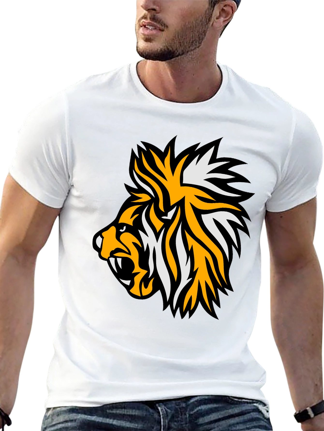 Black Bold Tiger Graphic Tee - Fierce Style! view 13