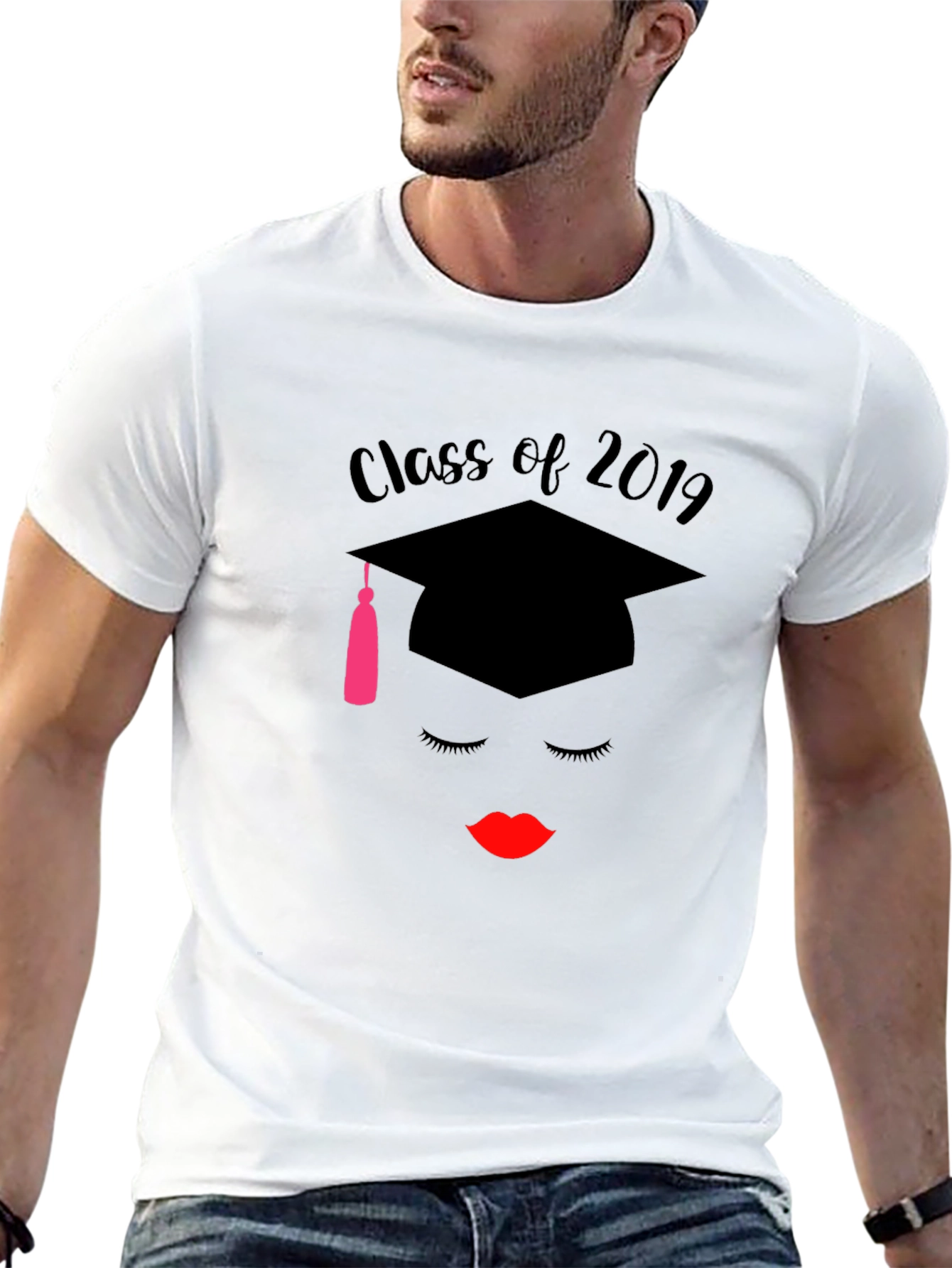 Black Class of 2019 Graduation T-Shirt view 13