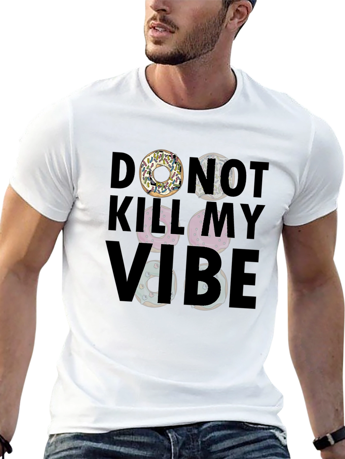 Donut Kill My Vibe Graphic T-Shirt - 13