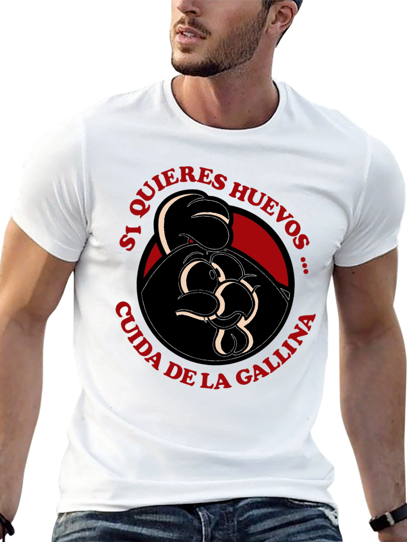 Black Humorous Spanish Saying T-Shirt view 13
