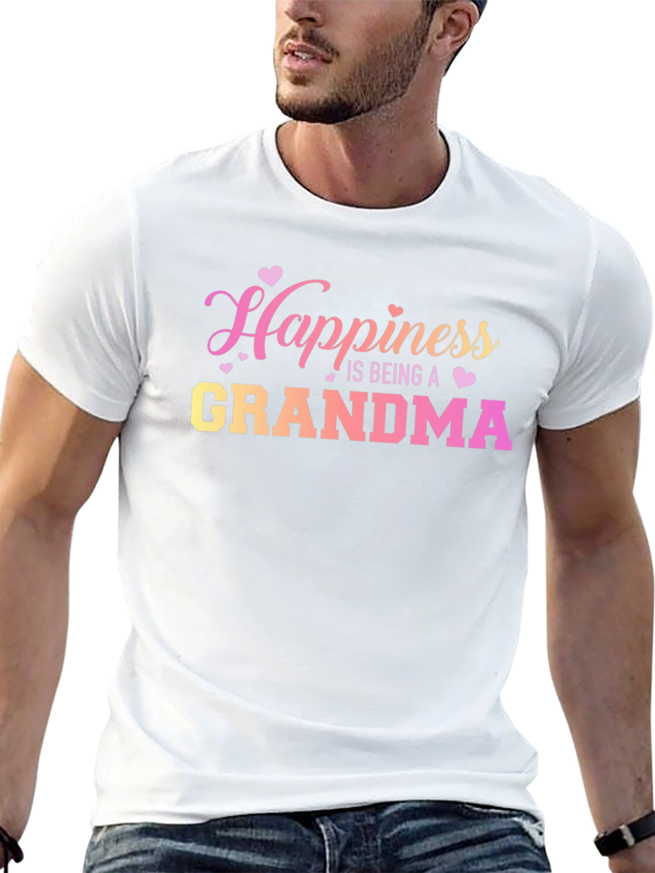 Black Happiness is Being a Grandma T-Shirt view 13