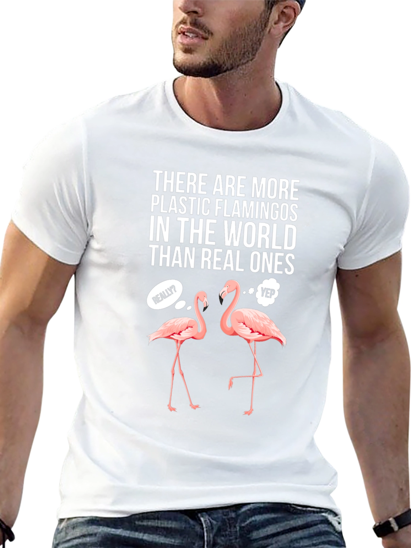 Black Flamingo T-Shirt - More Plastic Than Real! view 13