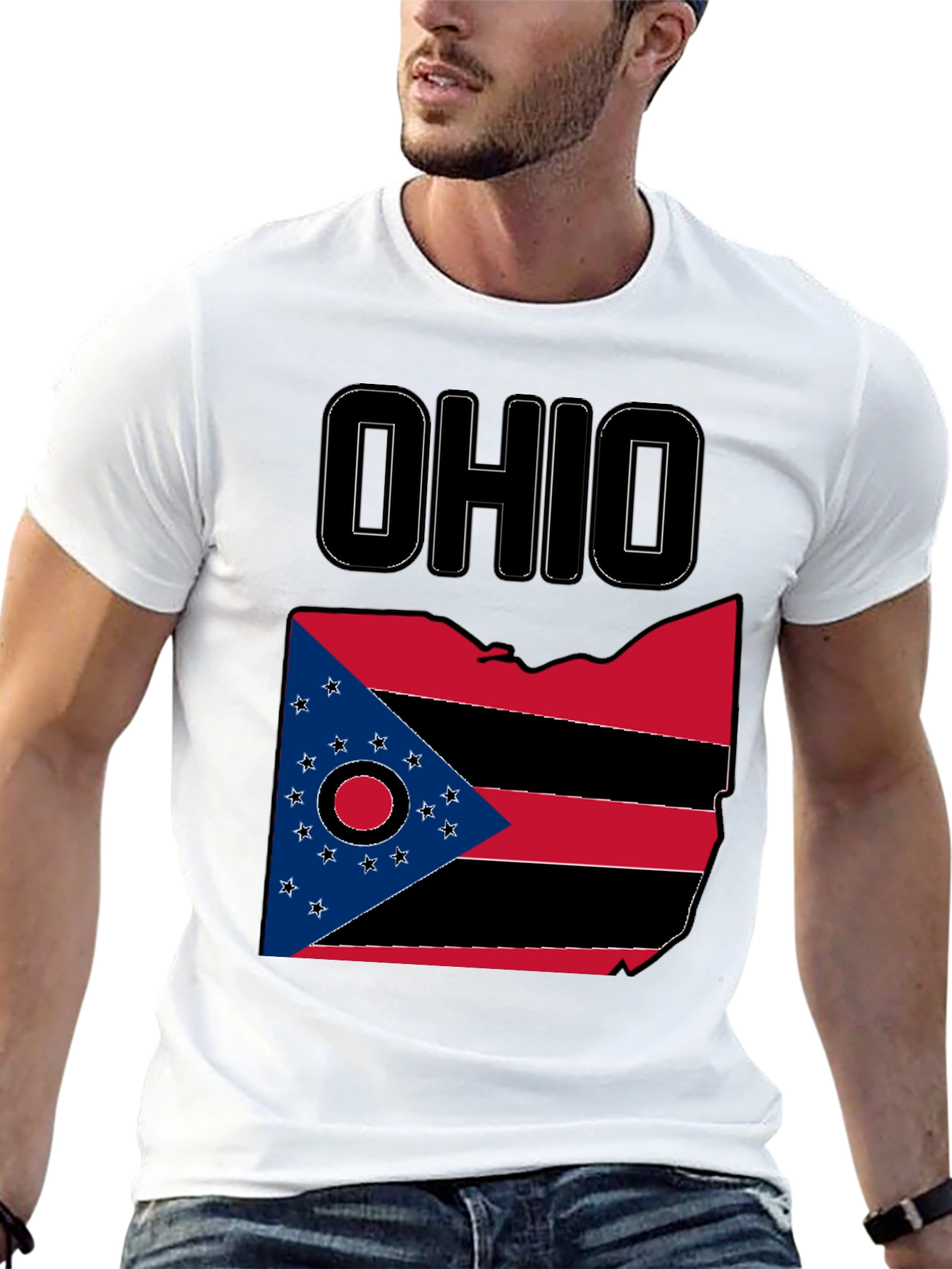 Black Ohio State Pride Graphic T-Shirt view 13