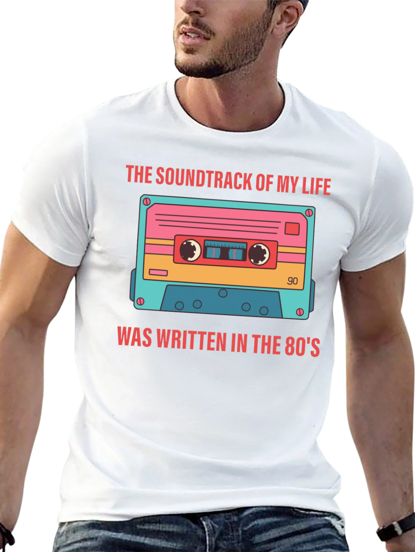 Black Retro 80's Mixtape T-Shirt view 13