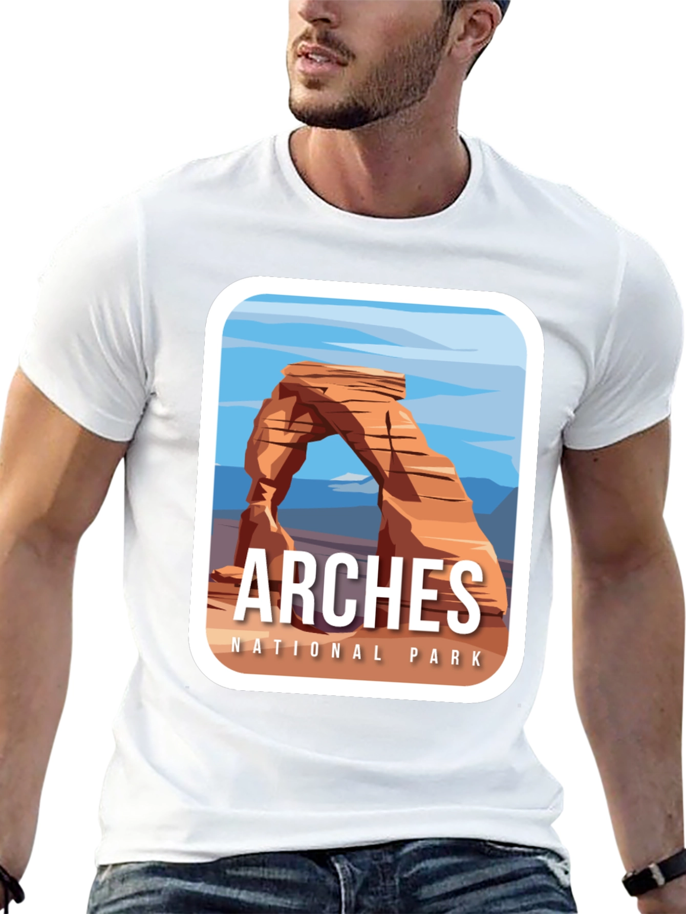 Black Arches National Park Graphic Tee - Unisex view 13