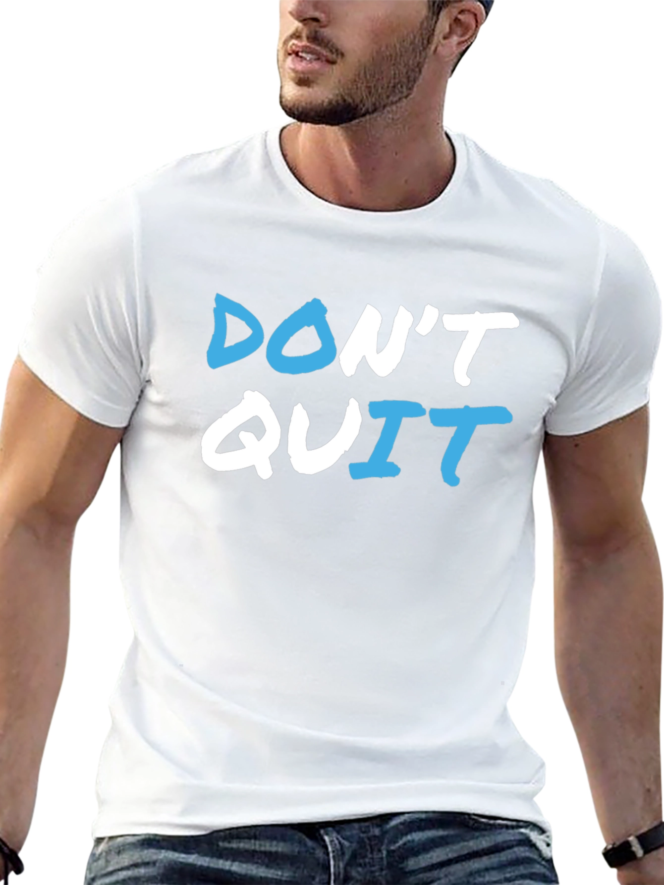 Motivational Don't Quit Graphic Tee - 13