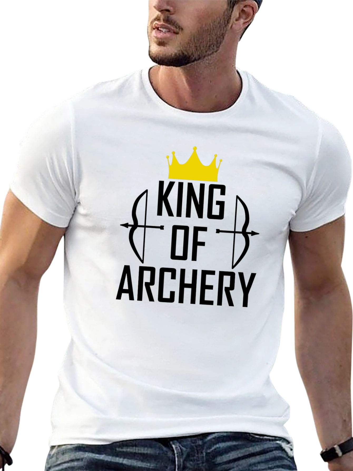 Black King of Archery Black T-Shirt view 13
