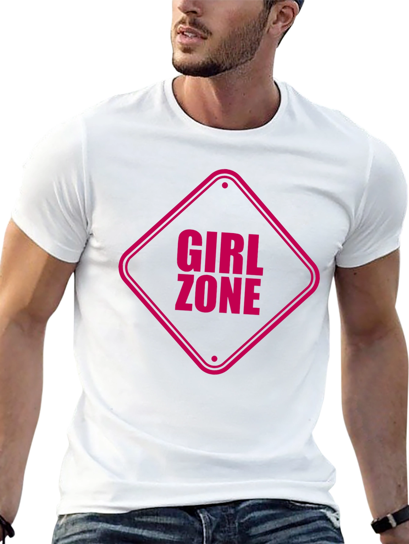 Black Girl Zone Graphic Tee - Black Cotton T-Shirt view 13