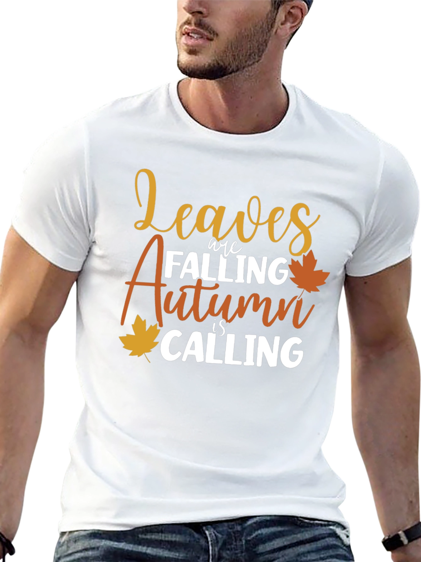 Autumn Calling T-Shirt - Fall Season Graphic Tee - 13