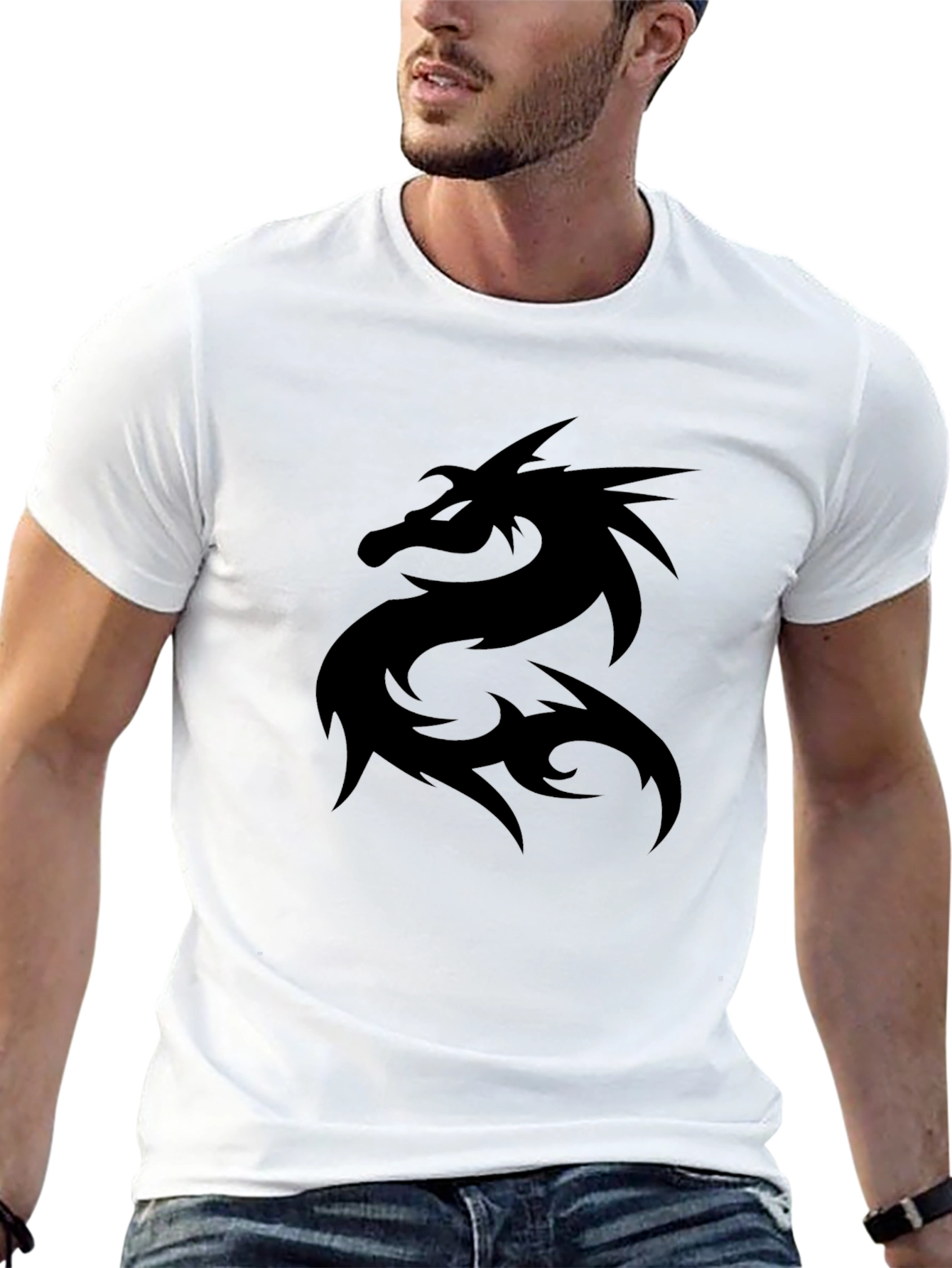 Black Black Dragon Graphic Tee - Men's Short Sleeve view 13
