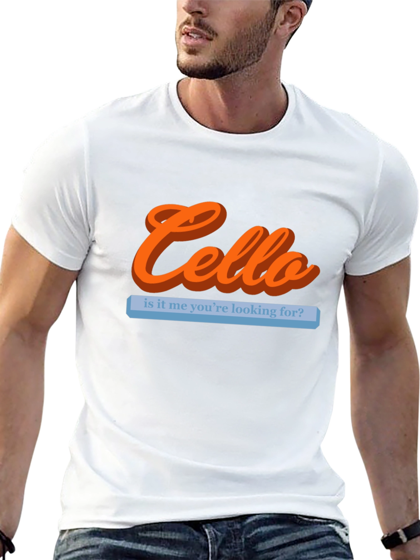 Black Cello Is It Me You're Looking For T-Shirt view 13
