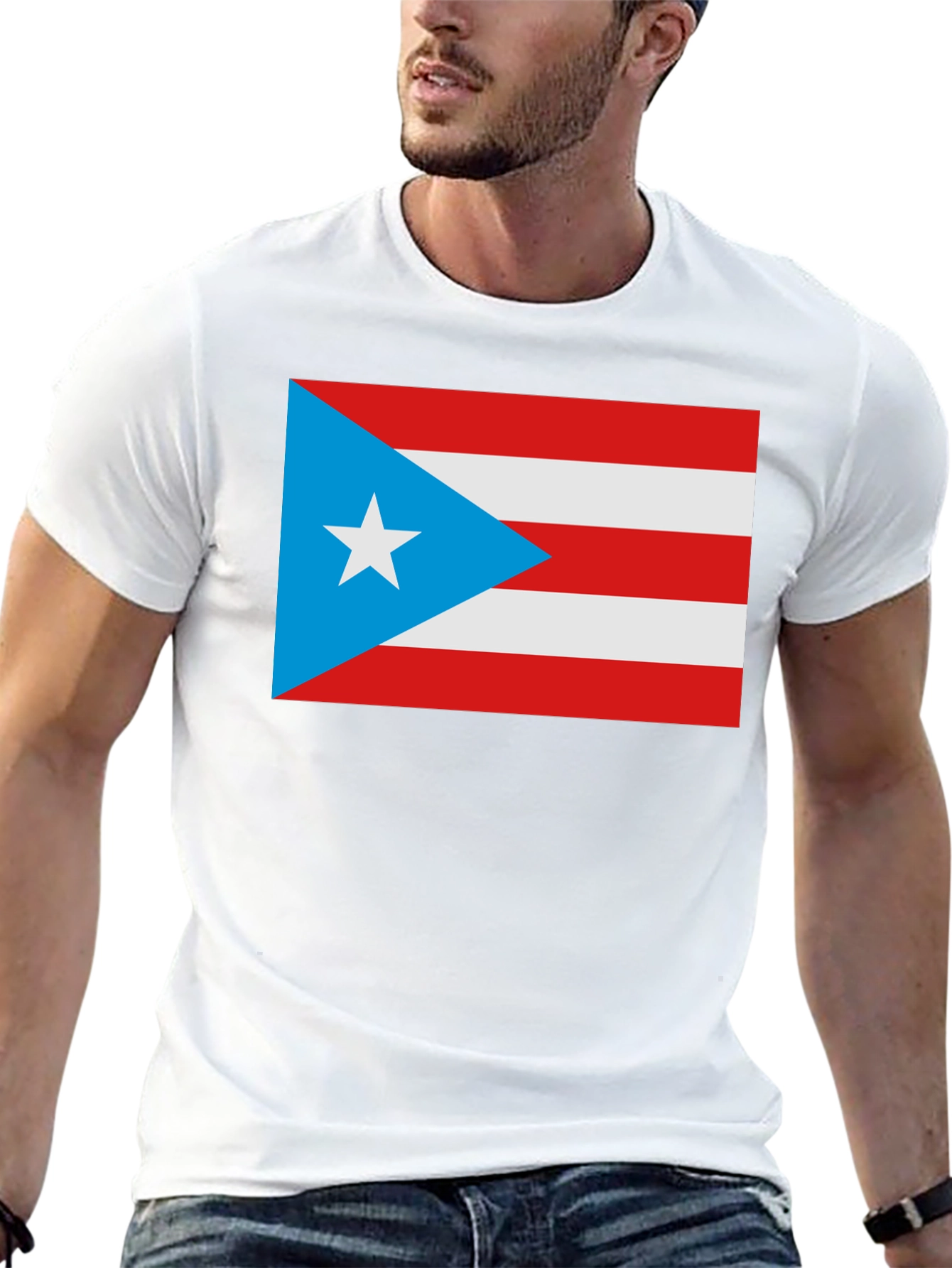 Black Puerto Rico Flag T-Shirt - Pride & Style view 13